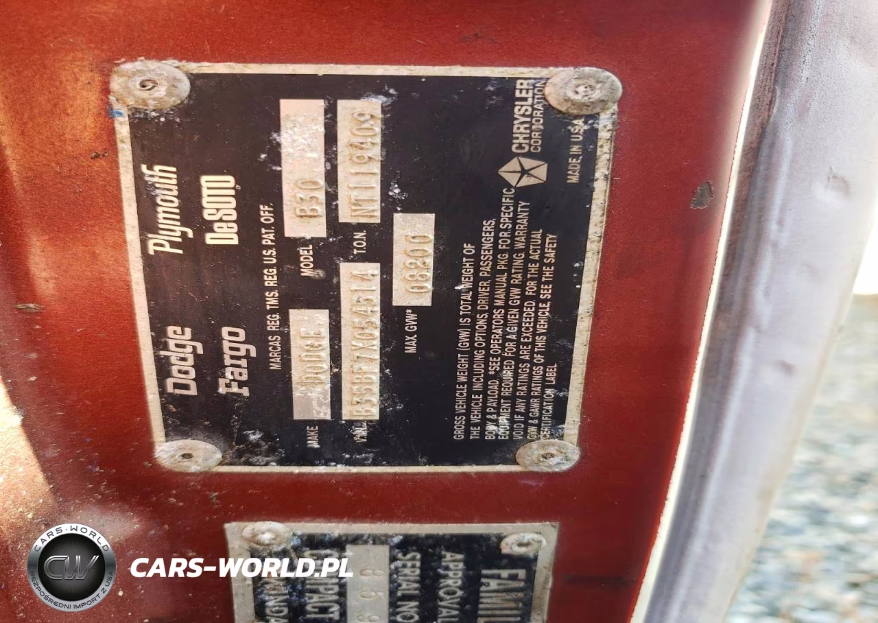 1977 Dodge Maxi-Van VIN:B35BF7X054514 - 10