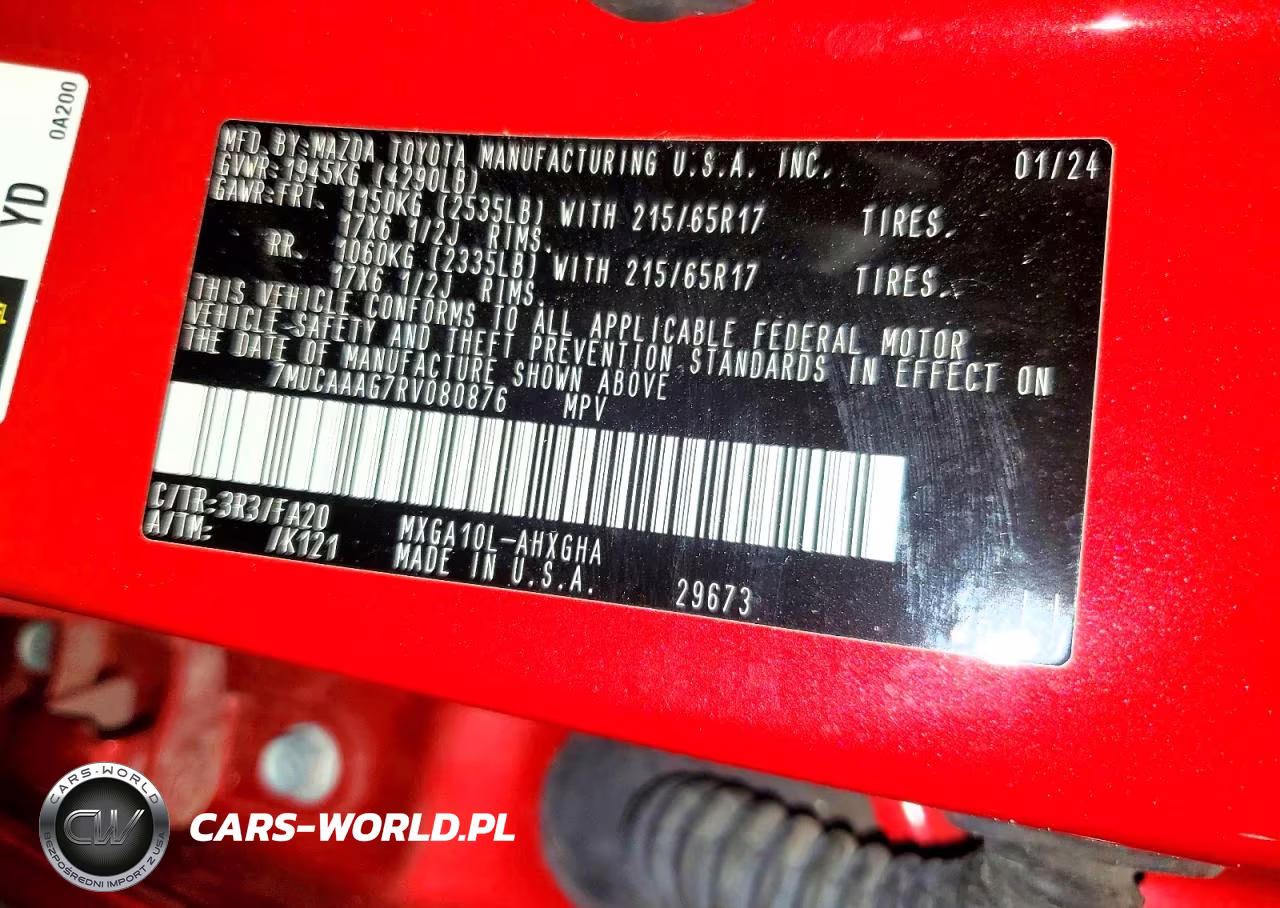 2024 Toyota Corolla Cross Le VIN:7MUCAAAG7RV080876 - 13