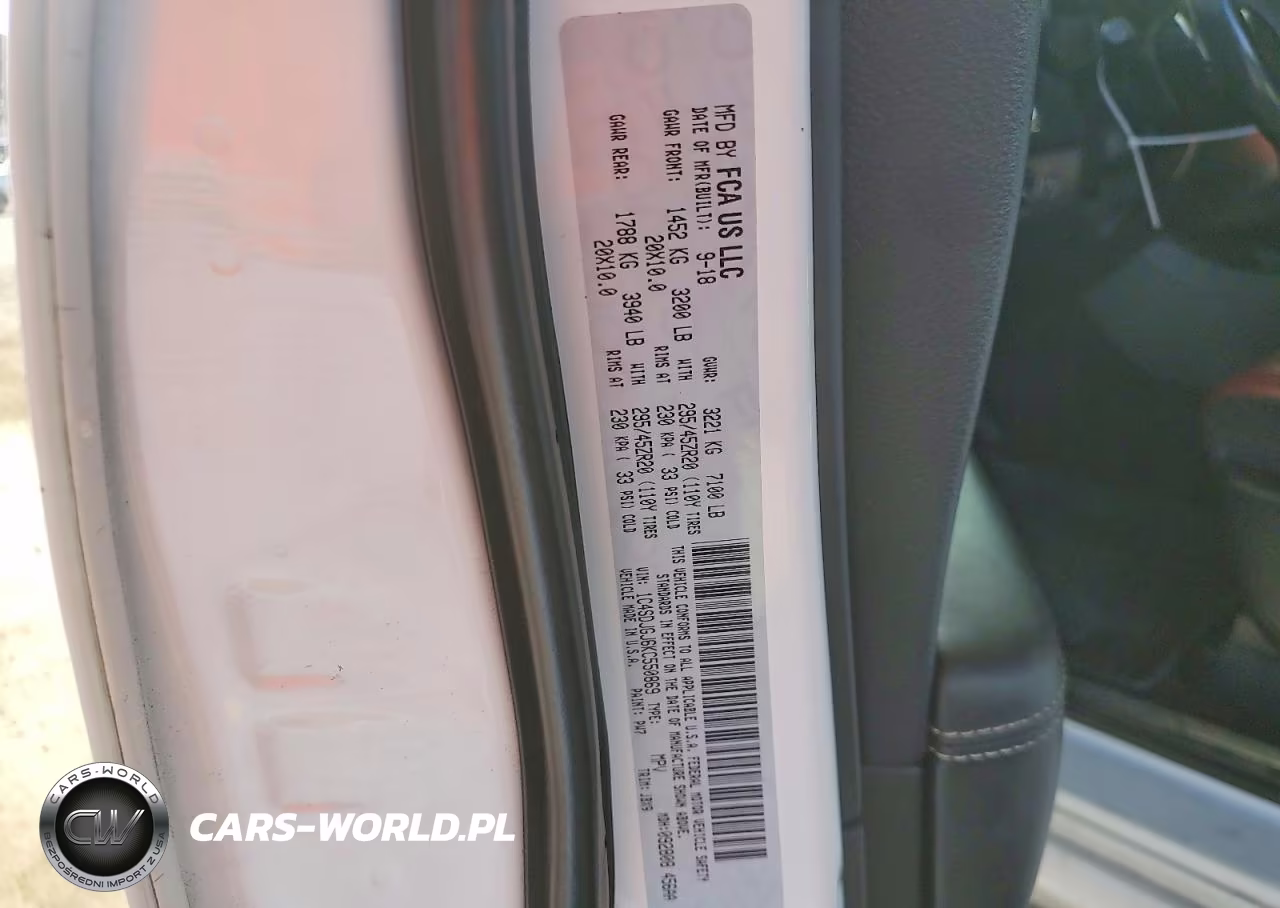 2019 Dodge Durango Srt VIN:1C4SDJGJ6KC550869 - 14