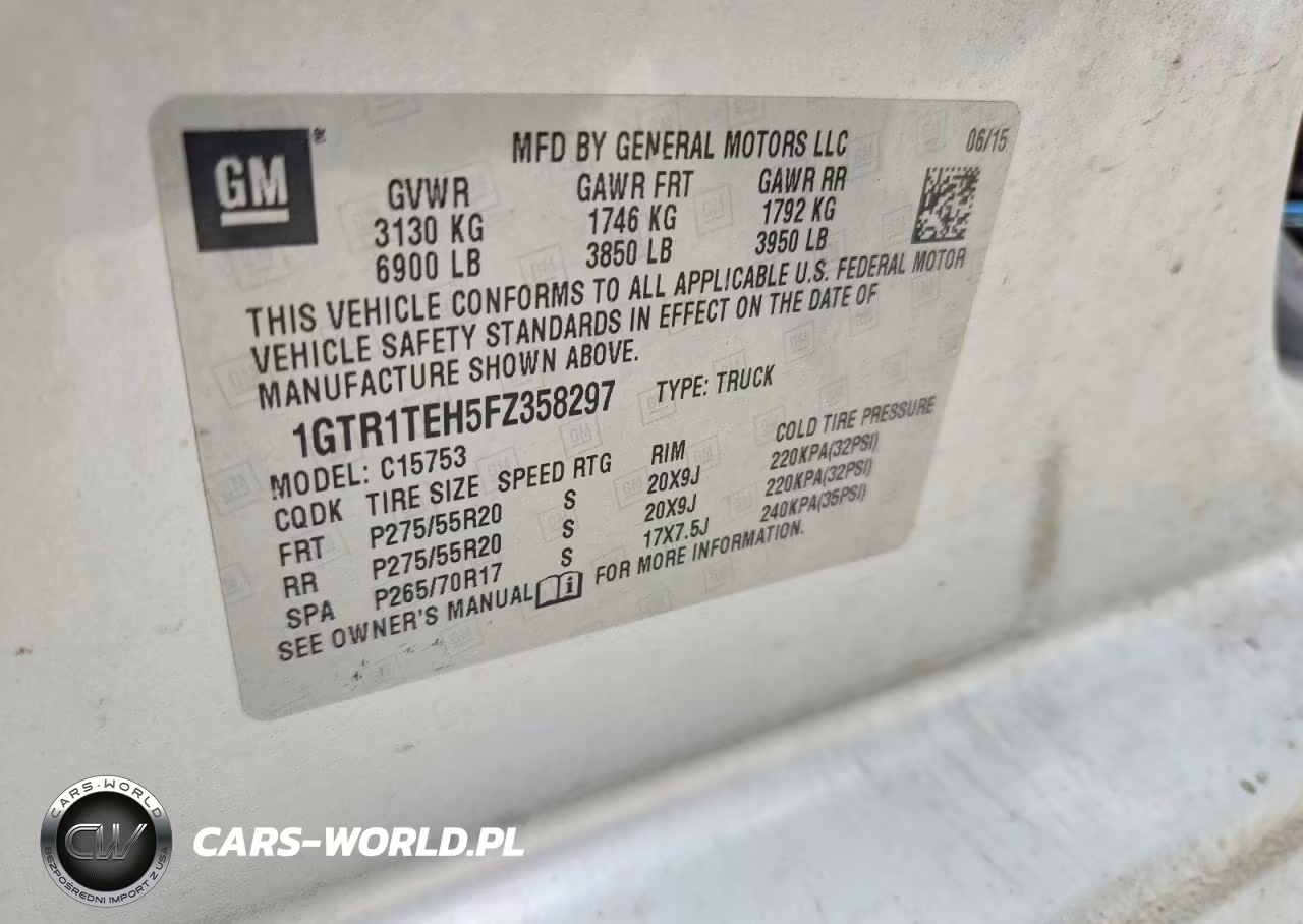 2015 GMC Sierra C1500 VIN:1GTR1TEH5FZ358297 - 12