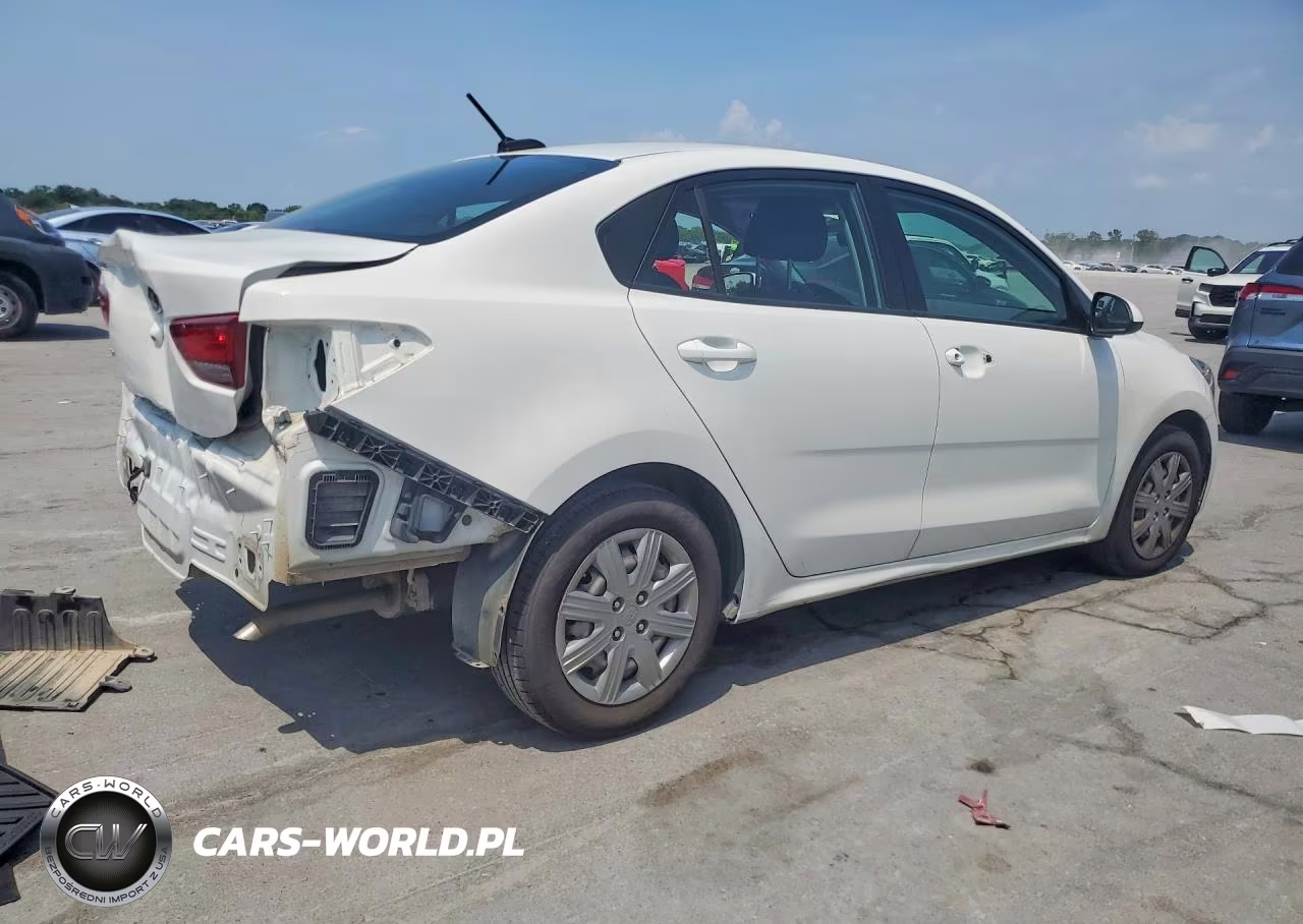 2021 Kia Rio Lx VIN:3KPA24AD7ME425347 - 3