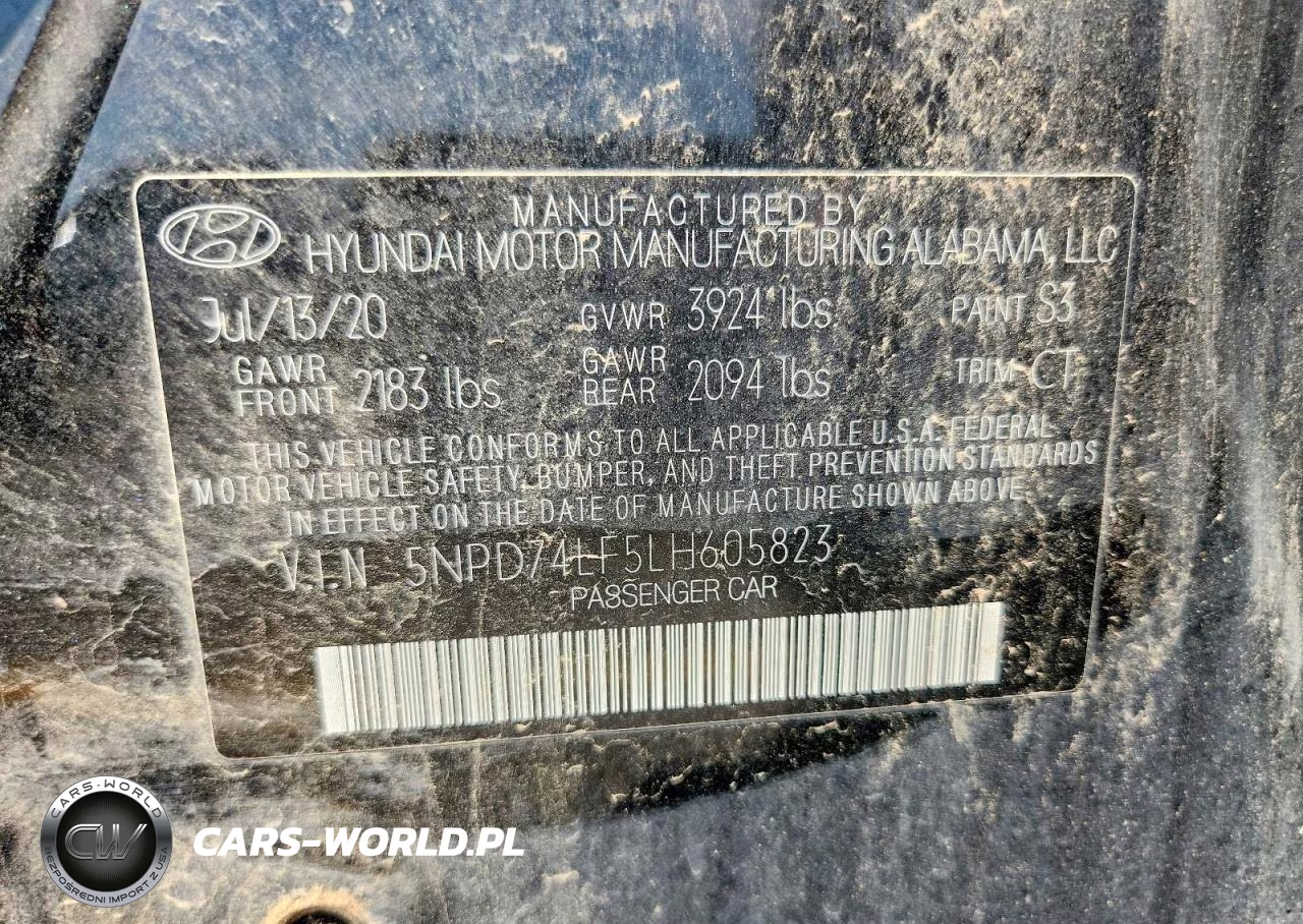 2020 Hyundai Elantra Se VIN:5NPD74LF5LH605823 - 13