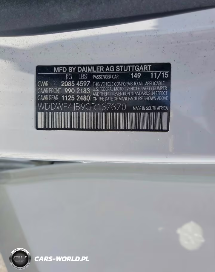 2016 Mercedes-Benz C 300 VIN:WDDWF4JB9GR137370 - 13