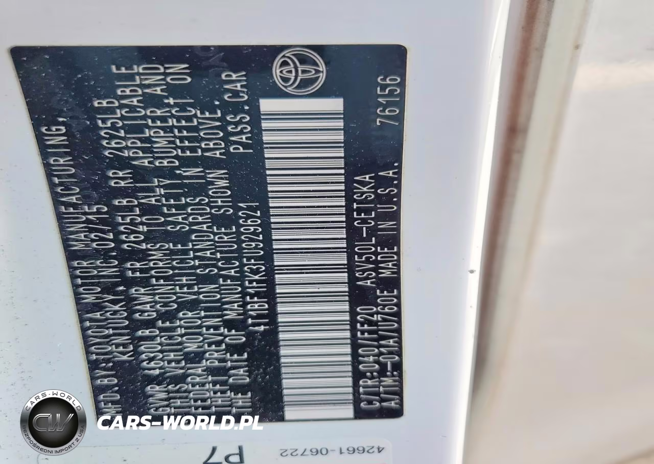 2015 Toyota Camry Se VIN:4T1BF1FK3FU929621 - 13