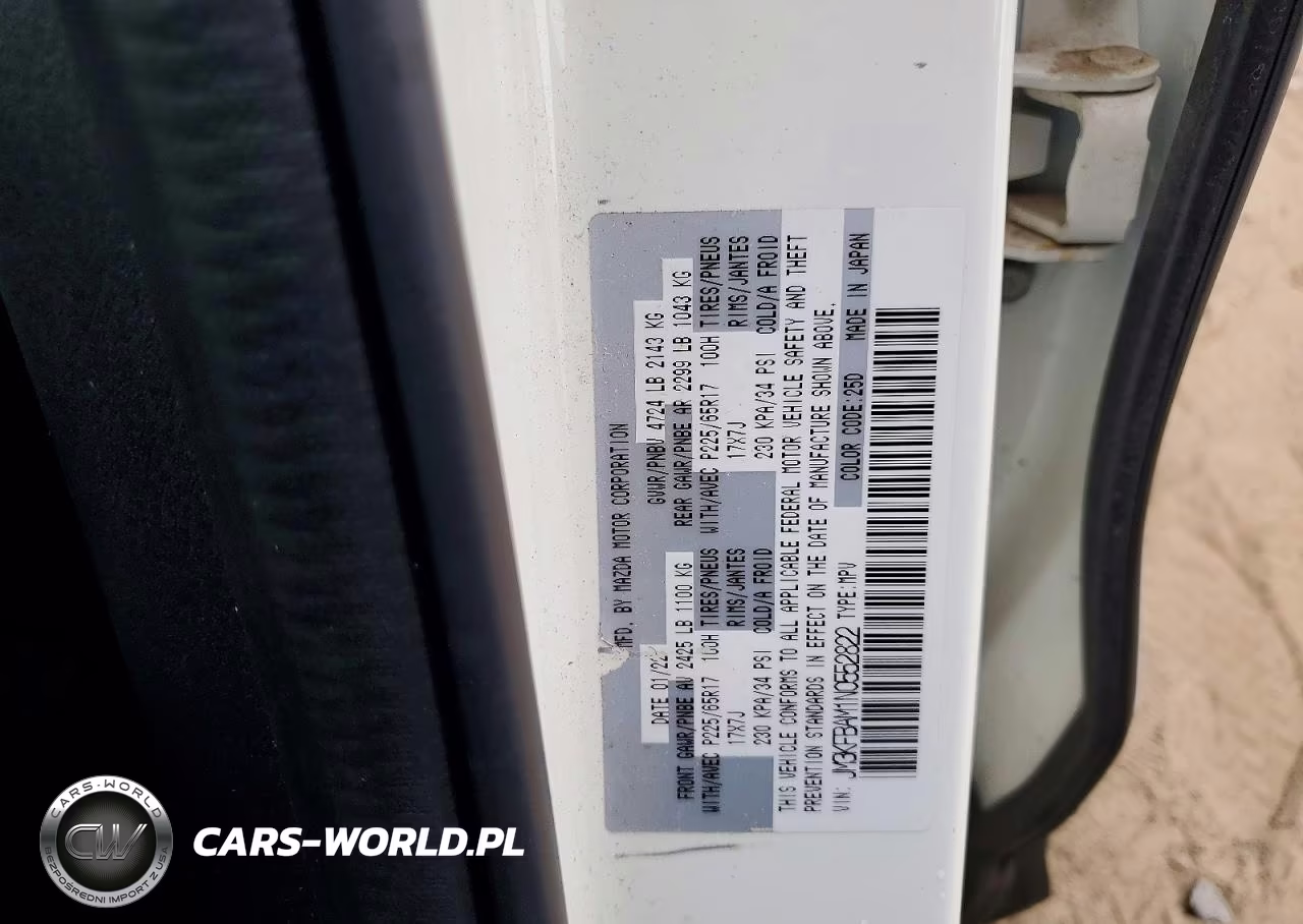 2022 Mazda Cx-5 VIN:JM3KFBAM1N0552822 - 13