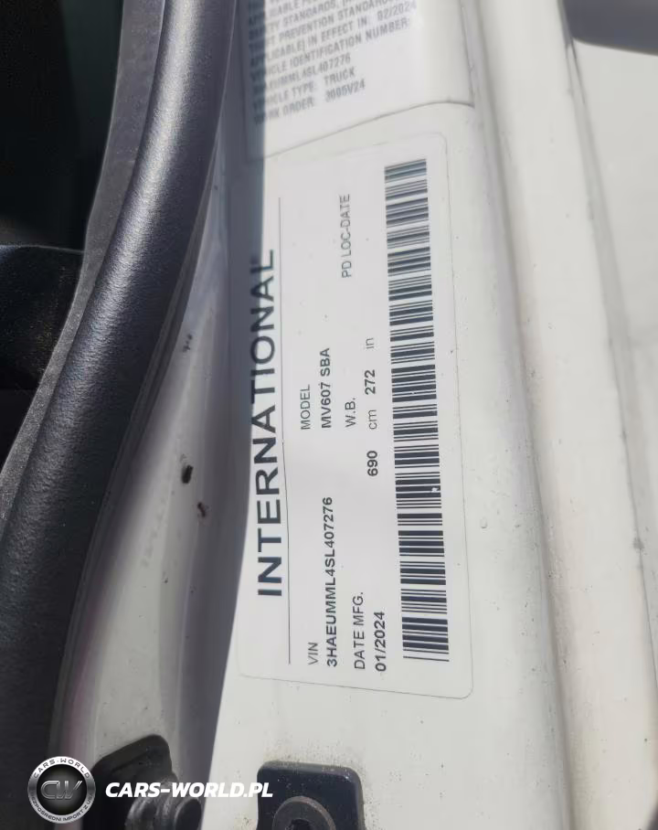 2025 International Mv607 Box Truck VIN:3HAEUMML4SL407276 - 10