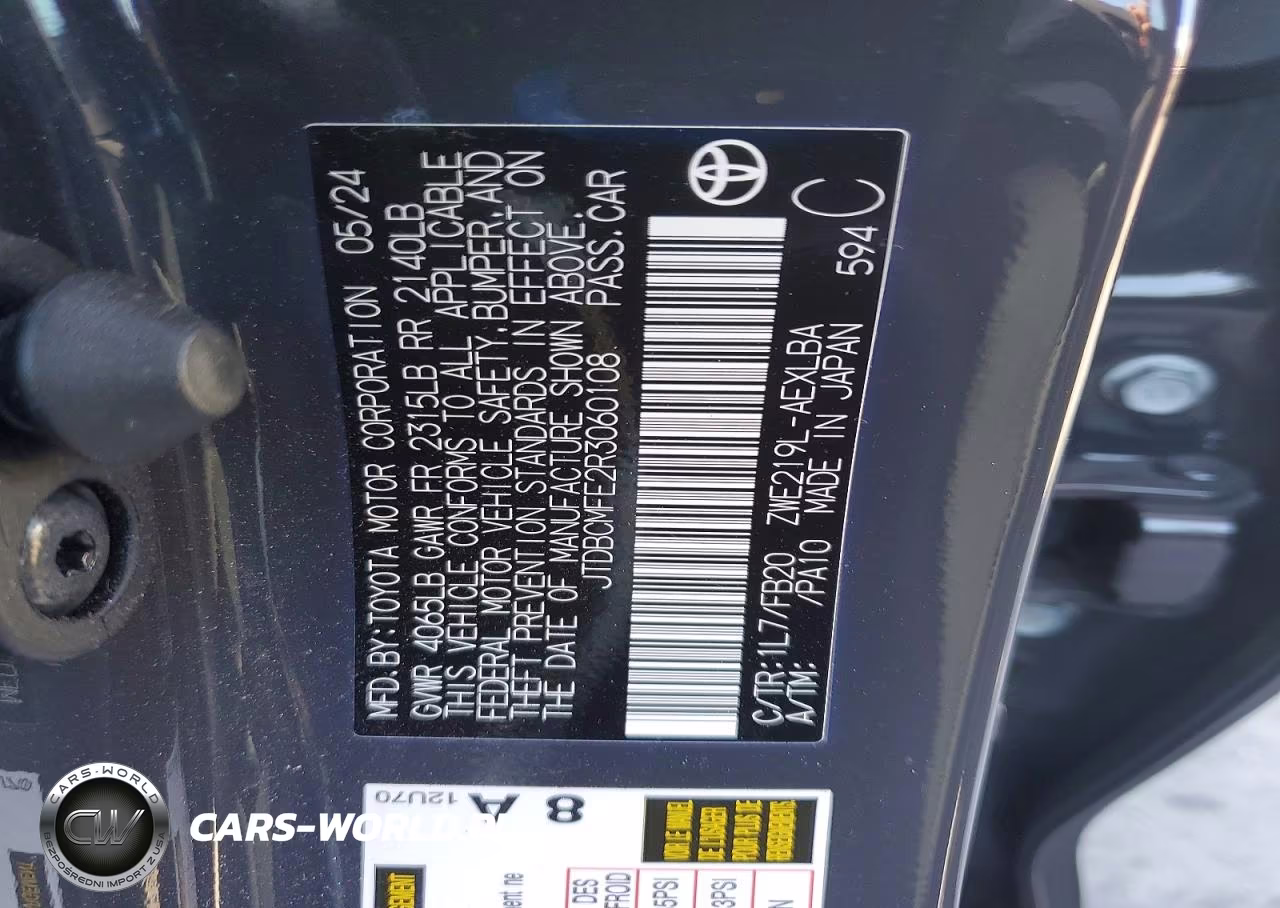 2024 Toyota Corolla Hybrid Le VIN:JTDBCMFE2R3060108 - 12