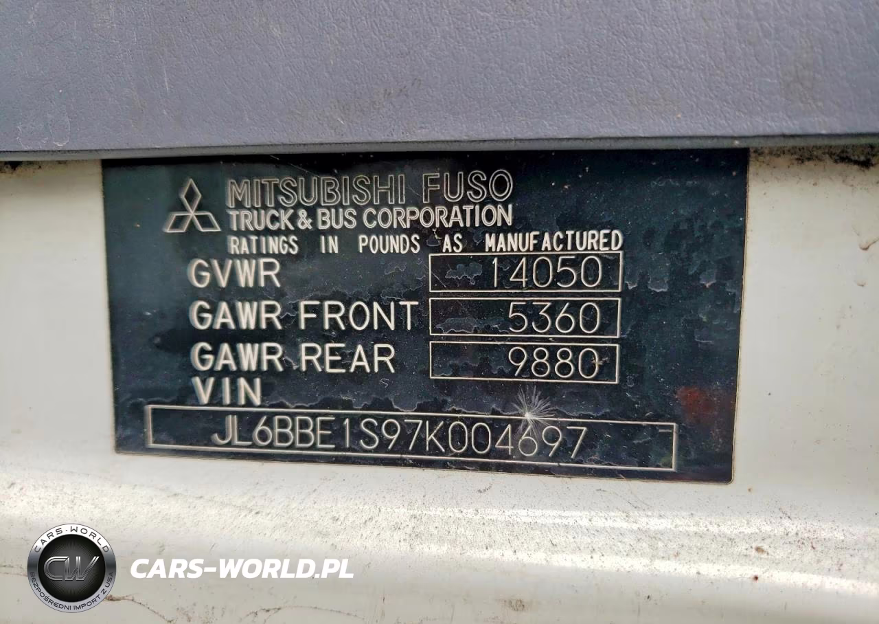 2007 Mitsubishi Fuso - Box Truck VIN:JL6BBE1S97K004697 - 13