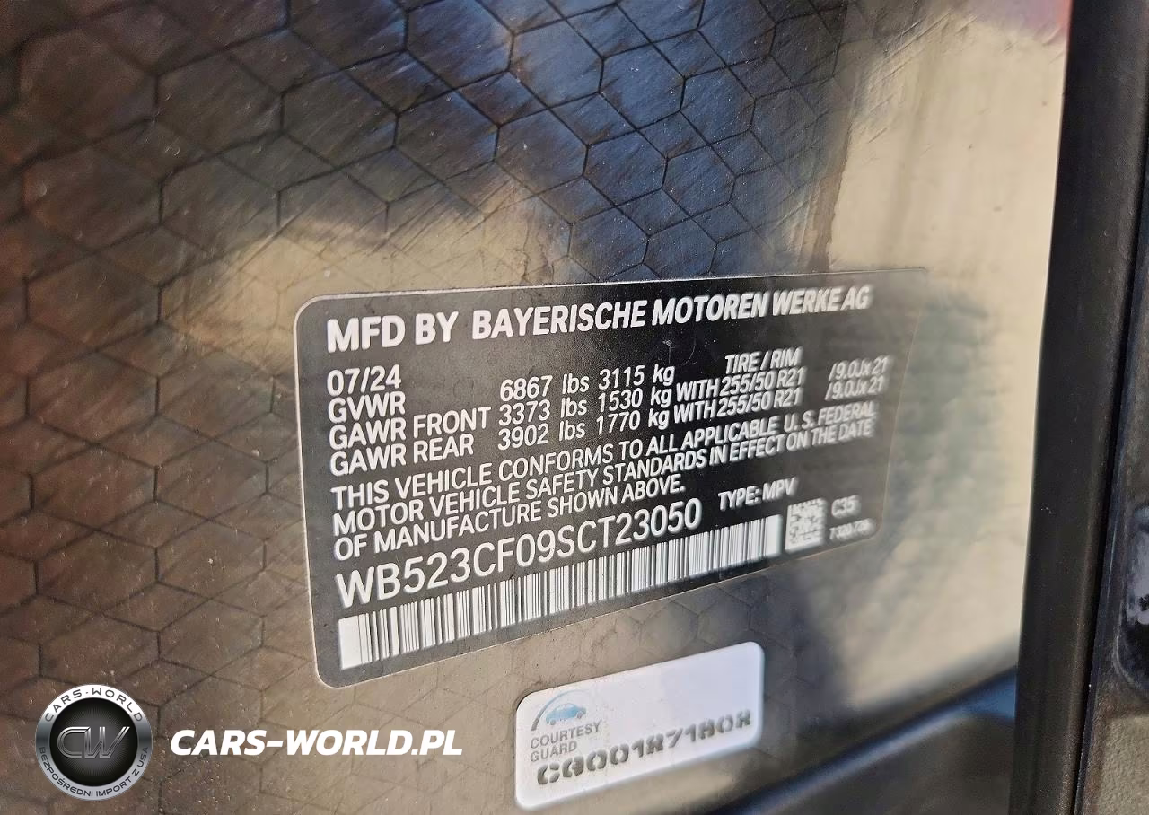 2025 BMW Ix xDrive50 VIN:WB523CF09SCT23050 - 14