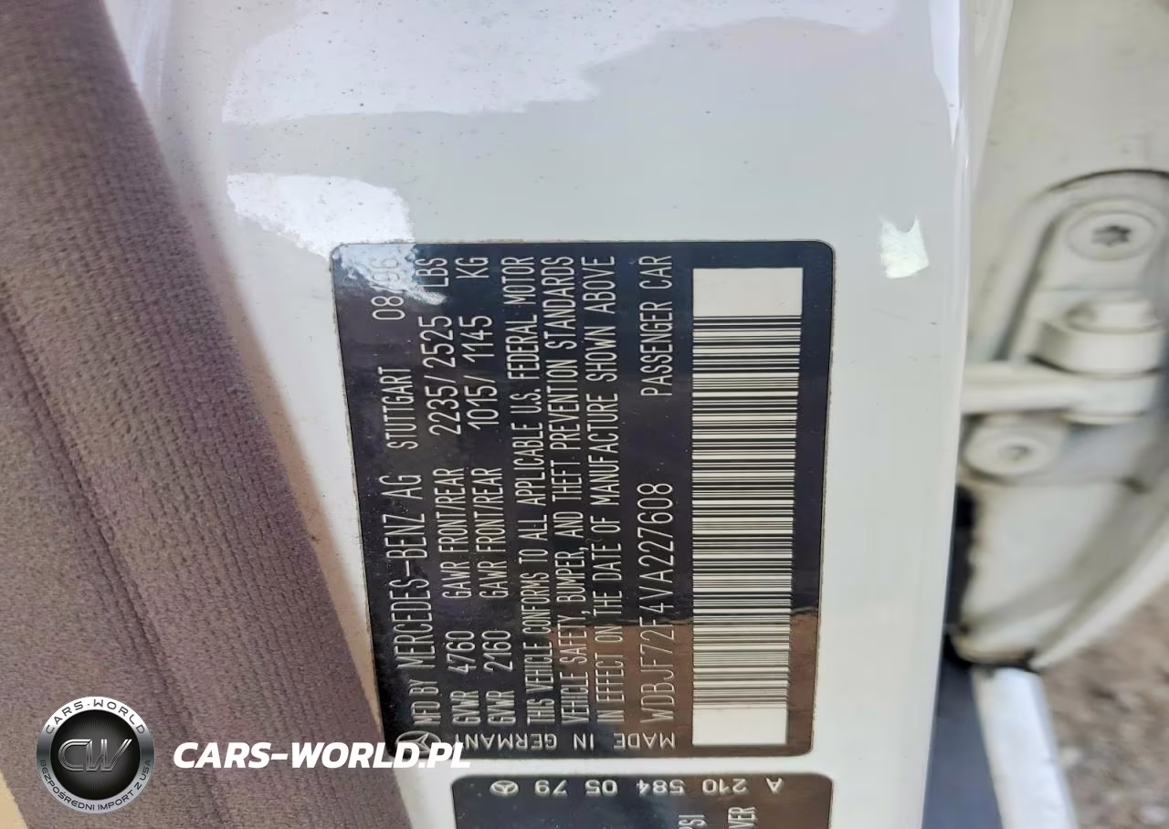 1997 Mercedes-Benz E 420 VIN:WDBJF72F4VA227608 - 12