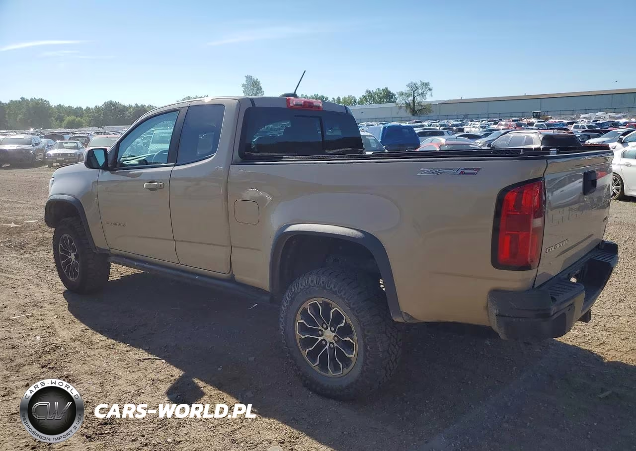 2021 Chevrolet Colorado Zr2 VIN:1GCRTEEN4M1181703 - 2