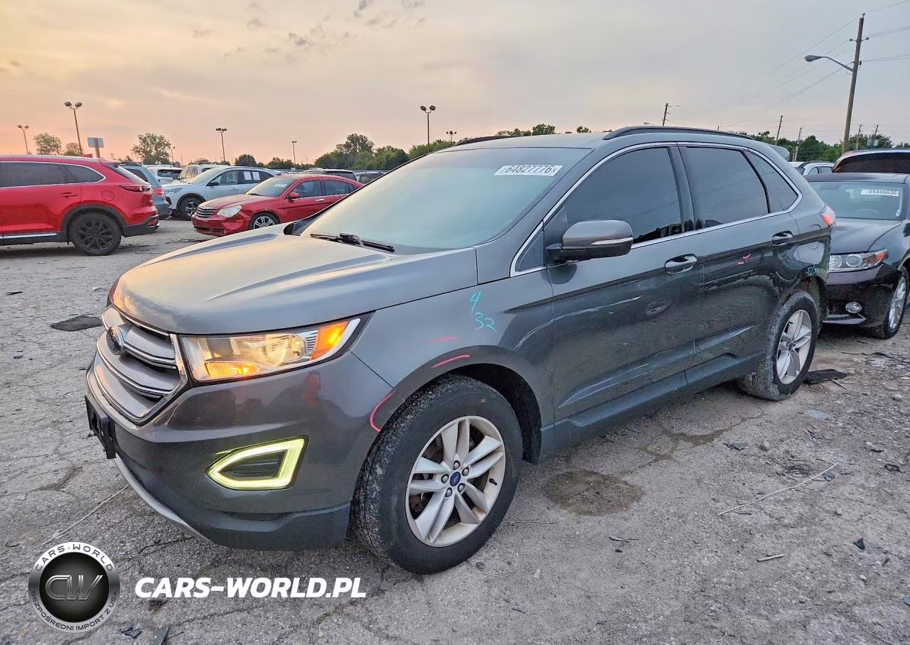 2017 Ford Edge Sel VIN:2FMPK4J93HBB33774 - 1