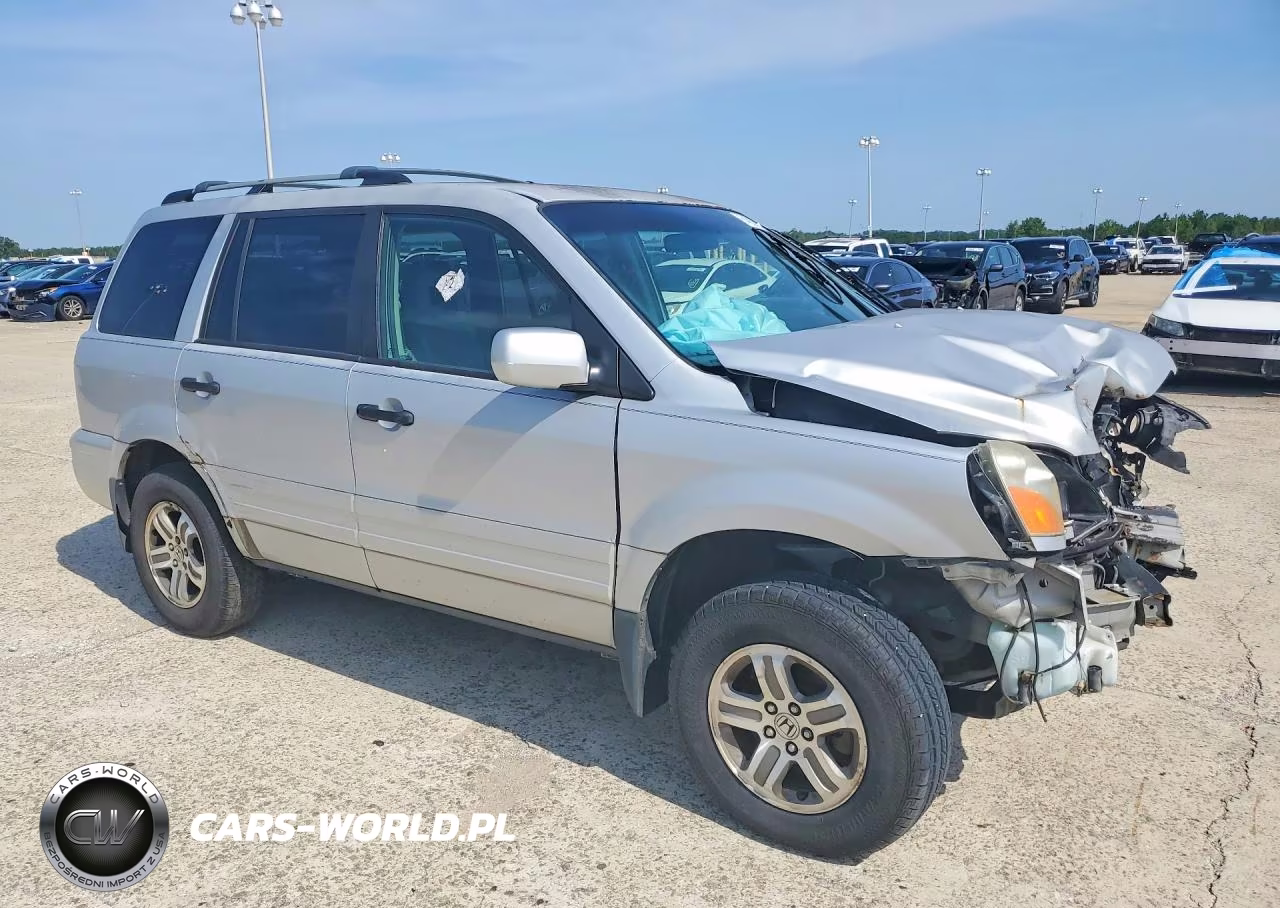 2003 Honda Pilot Exl VIN:2HKYF18513H558647 - 4