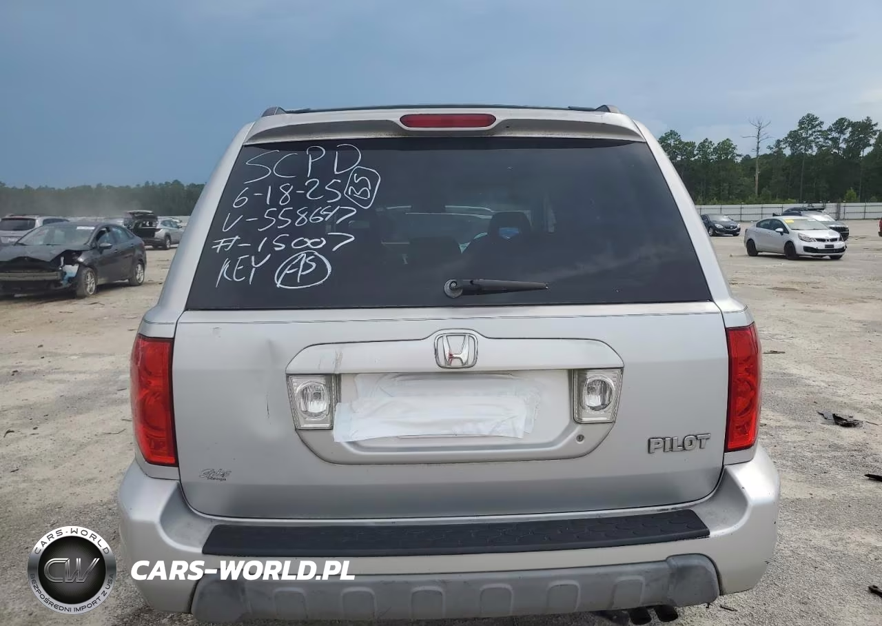 2003 Honda Pilot Exl VIN:2HKYF18513H558647 - 6