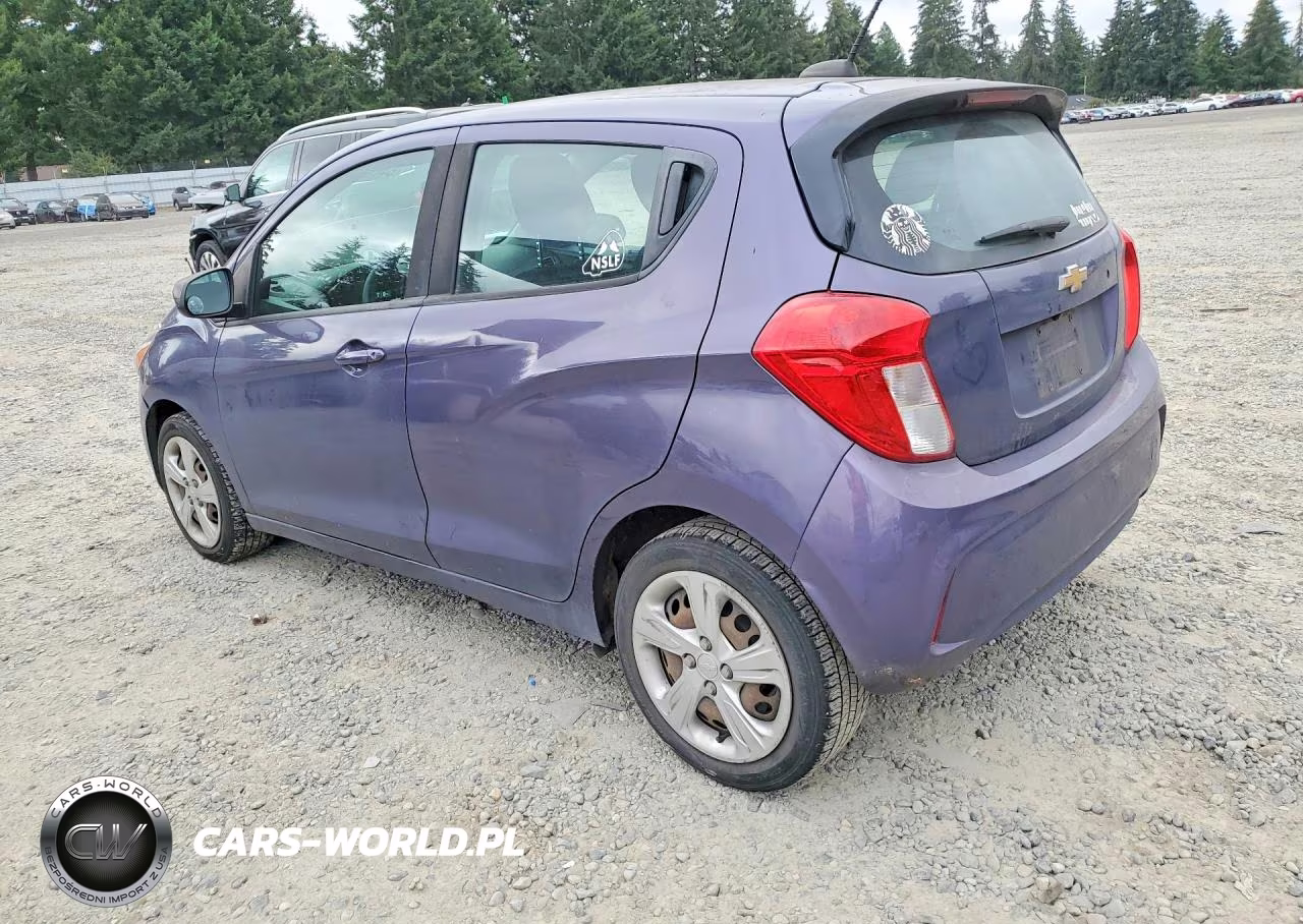 2017 Chevrolet Spark Ls VIN:KL8CB6SA8HC782972 - 2