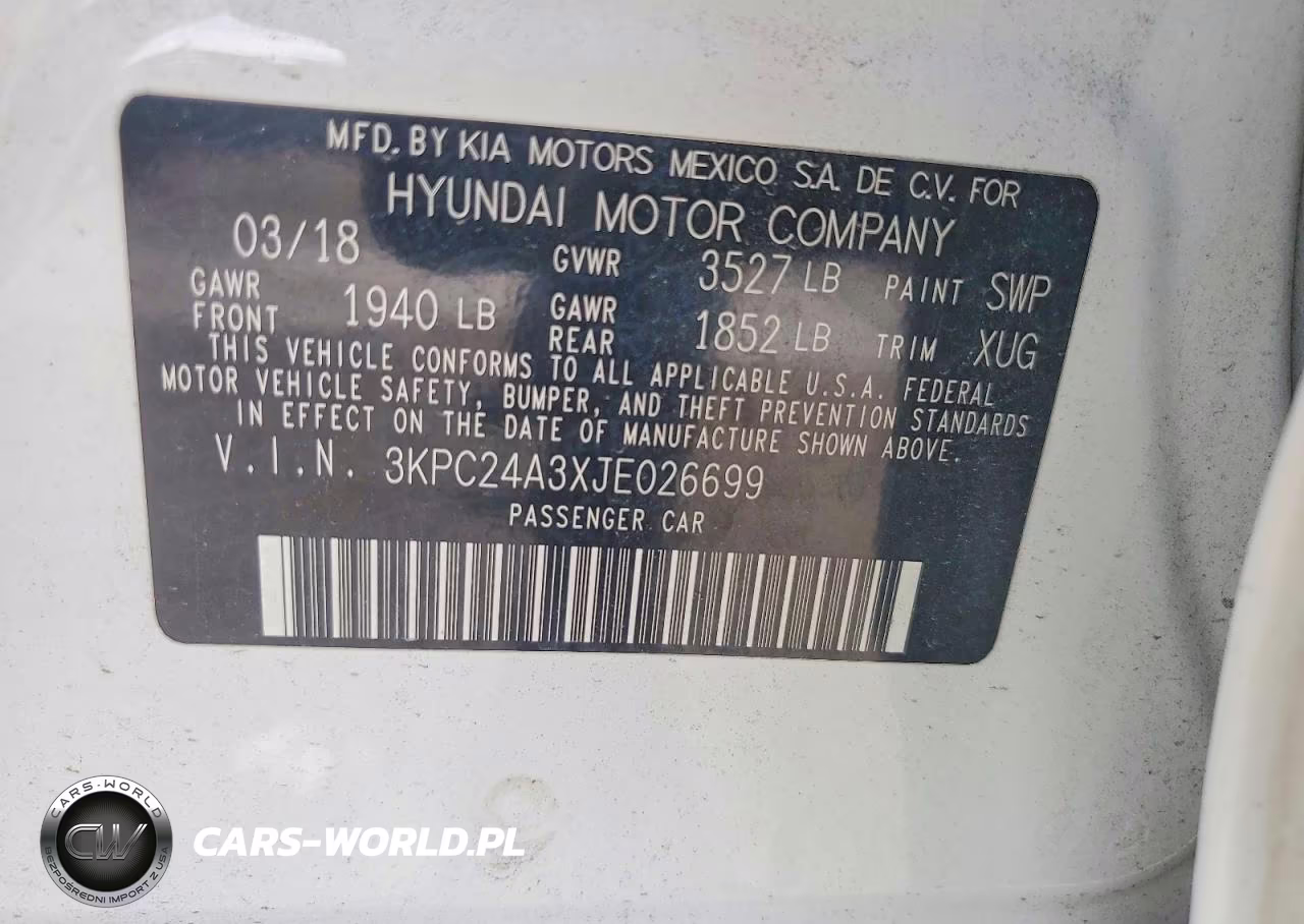 2018 Hyundai Accent Sel VIN:3KPC24A3XJE026699 - 12