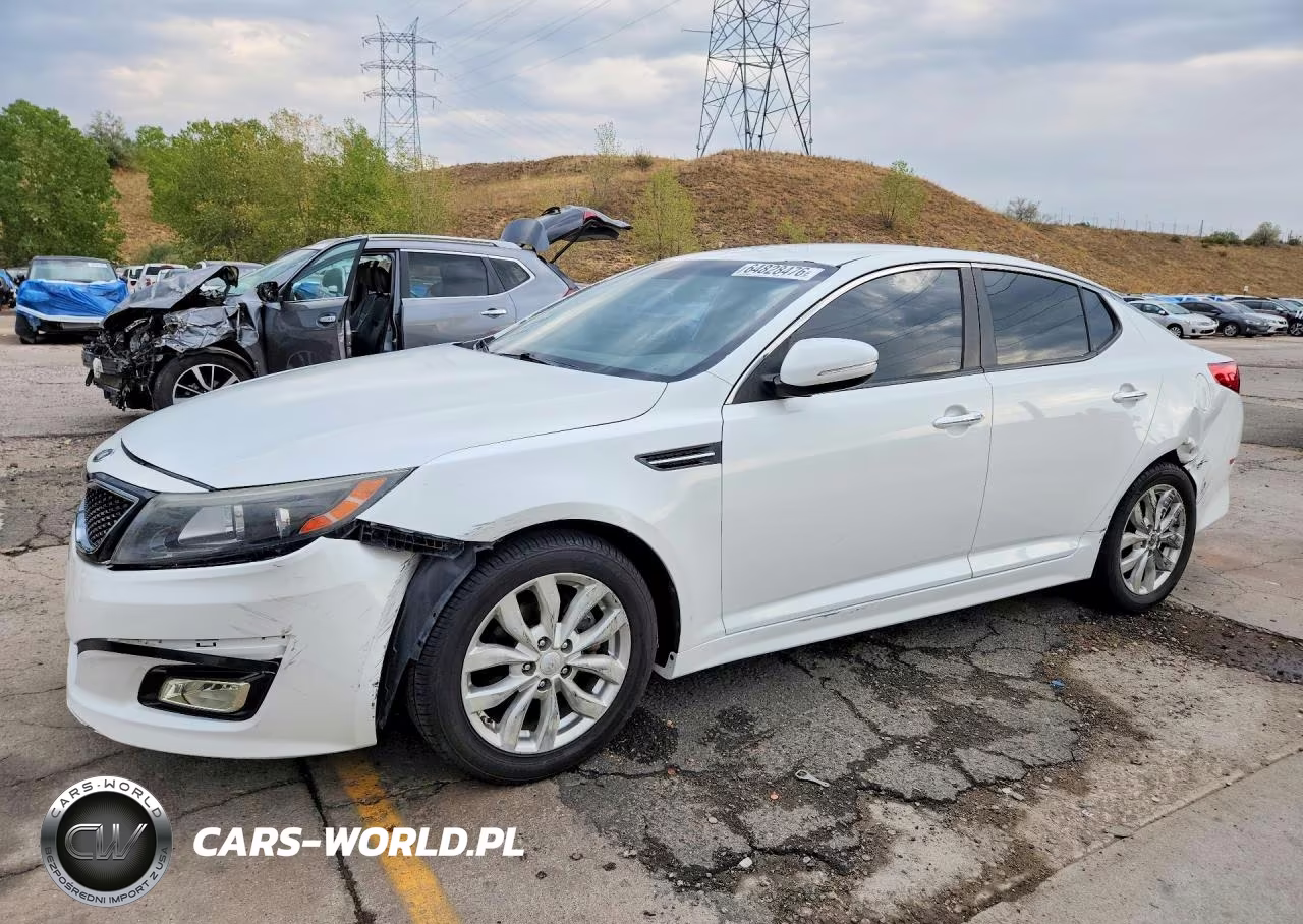 2014 Kia Optima Lx VIN:5XXGM4A70EG351437 - 1