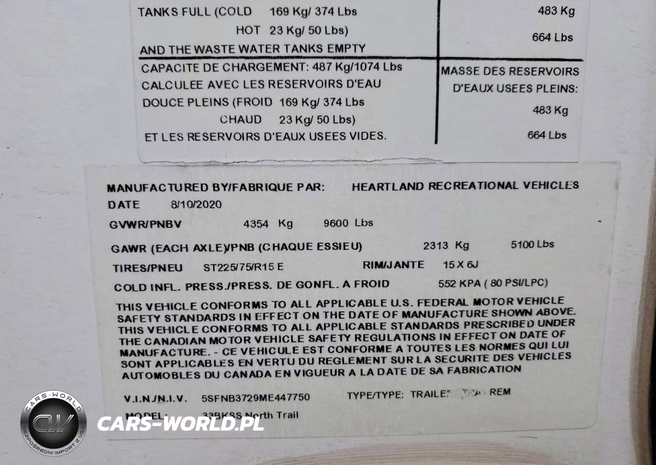 2021 Heartland North Trail Caliber Ultra Lite Camper VIN:5SFNB3729ME447750 - 10