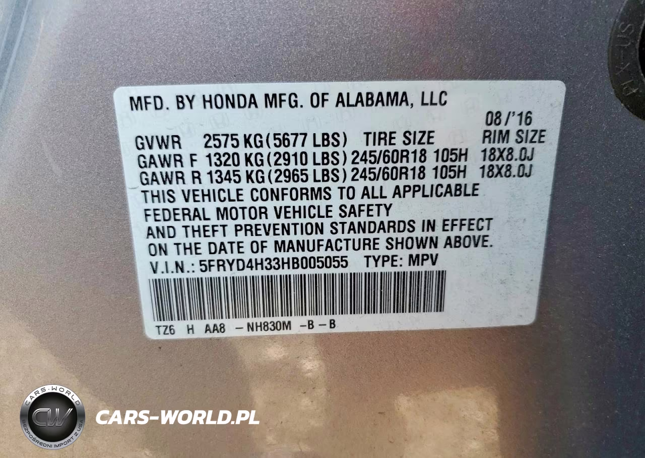 2017 Acura Mdx VIN:5FRYD4H33HB005055 - 13