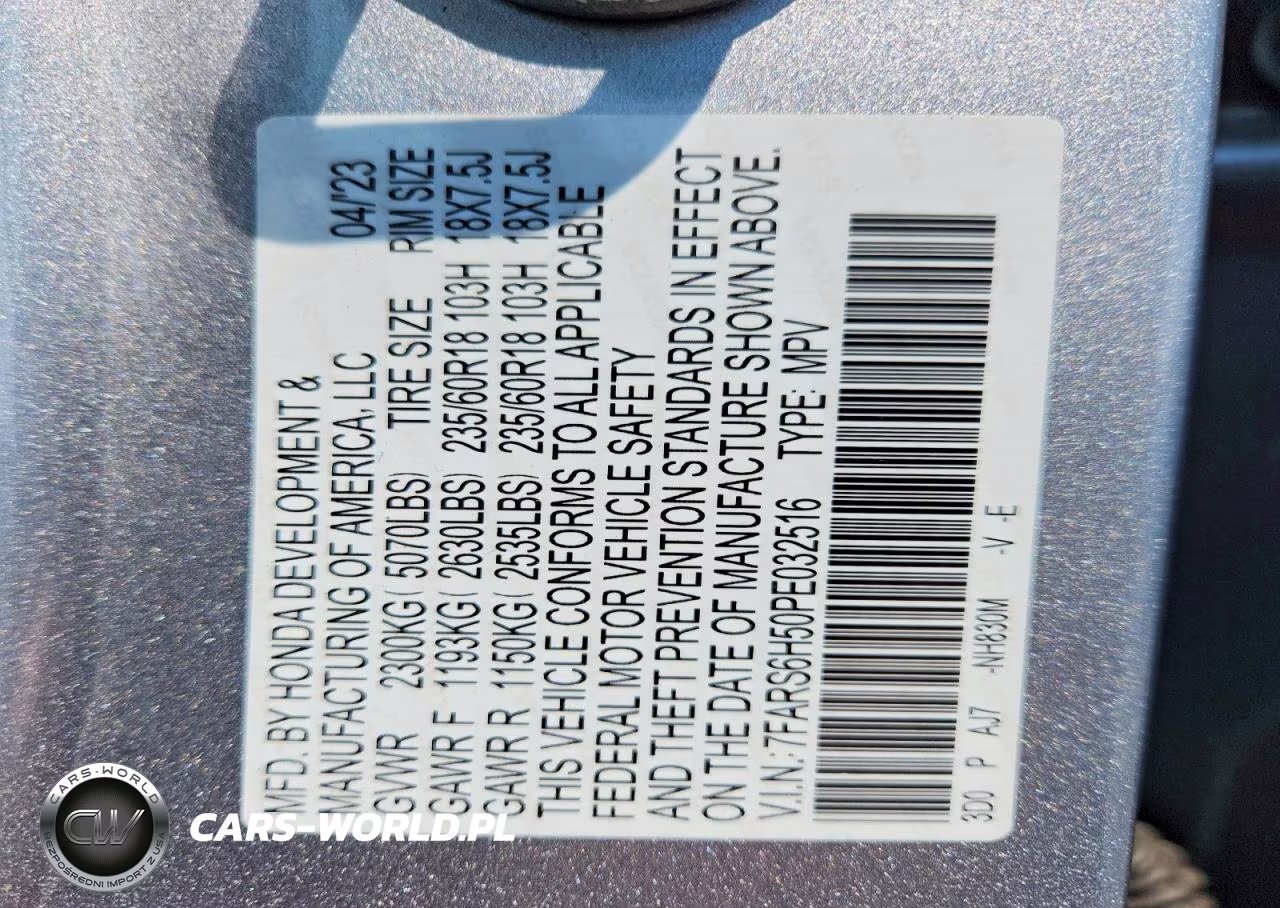 2023 Honda Cr-V Sport VIN:7FARS6H50PE032516 - 13