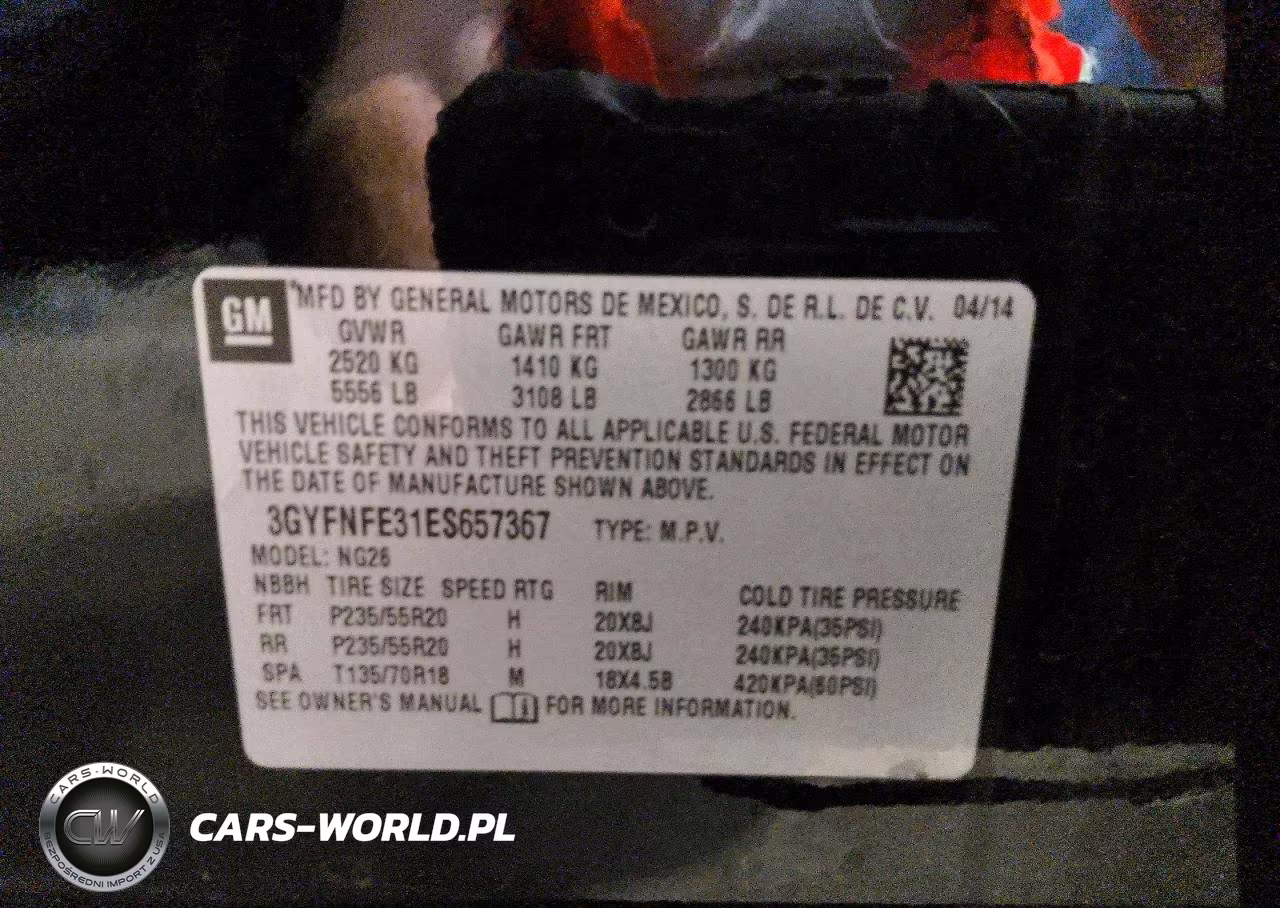 2014 Cadillac Srx Performance Collection VIN:3GYFNFE31ES657367 - 13