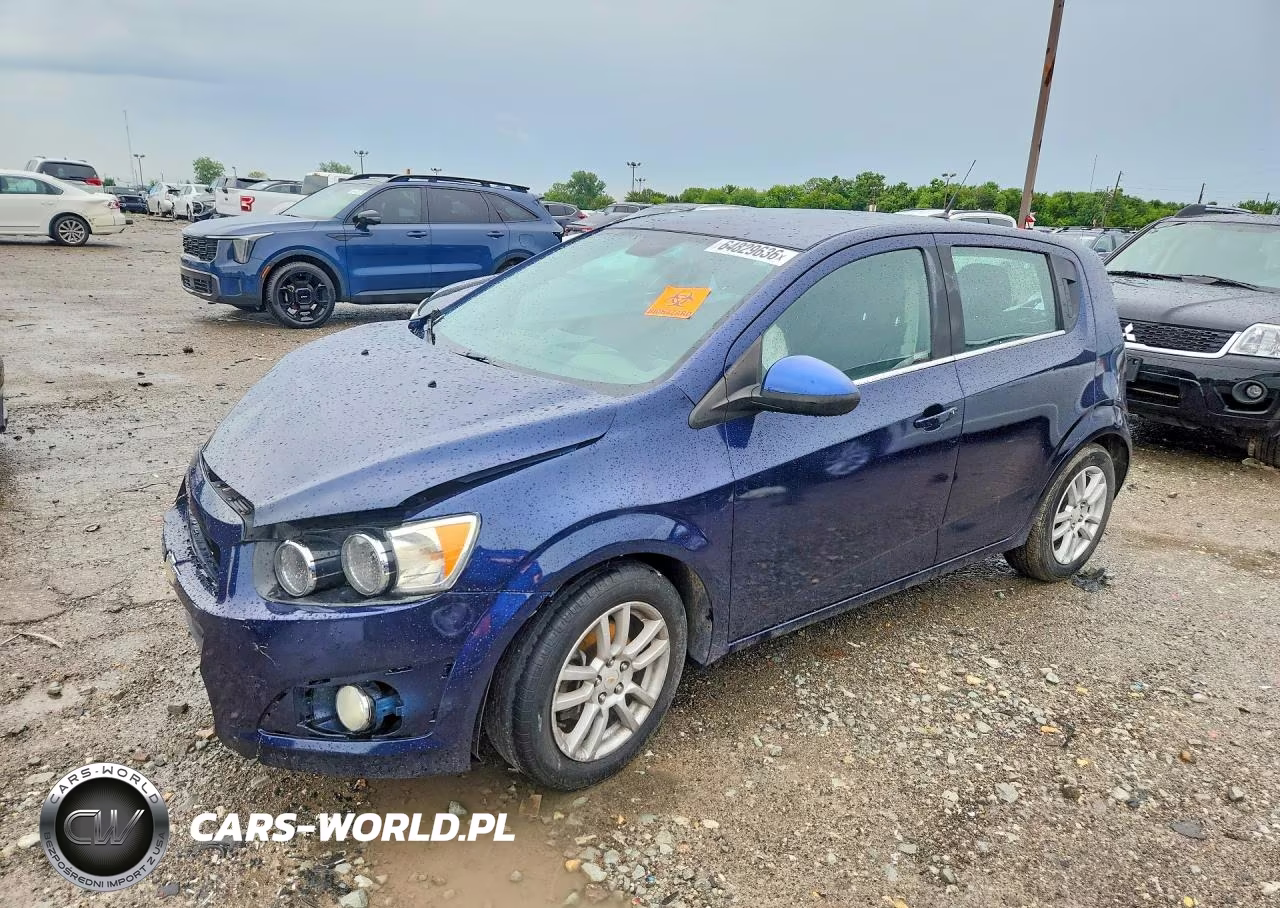 2012 Chevrolet Sonic Lt VIN:1G1JC6SHXC4193779 - 1