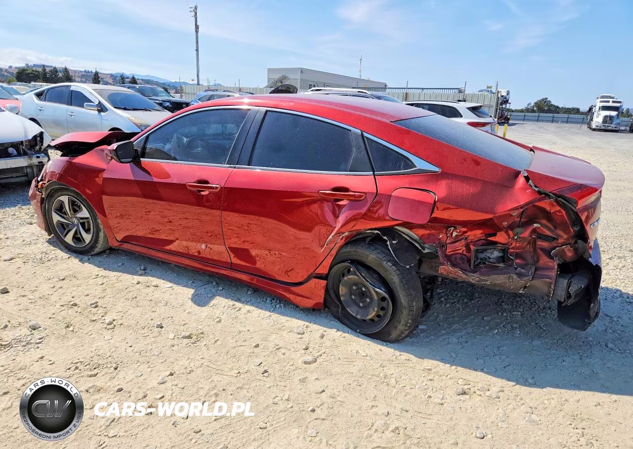 2019 Honda Civic Lx VIN:19XFC2F68KE205391 - 2