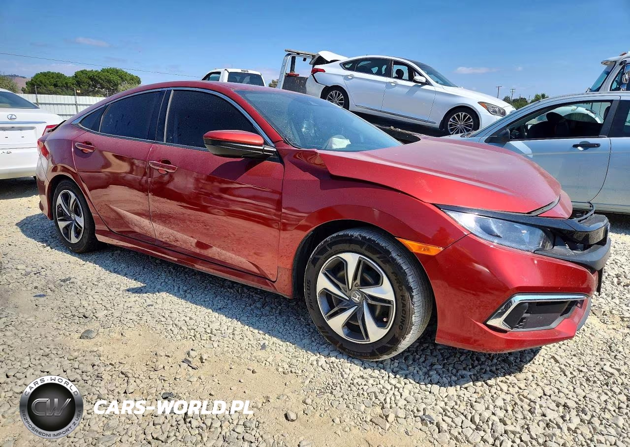 2019 Honda Civic Lx VIN:19XFC2F68KE205391 - 4