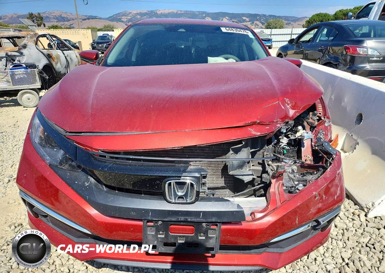 2019 Honda Civic Lx VIN:19XFC2F68KE205391 - 5