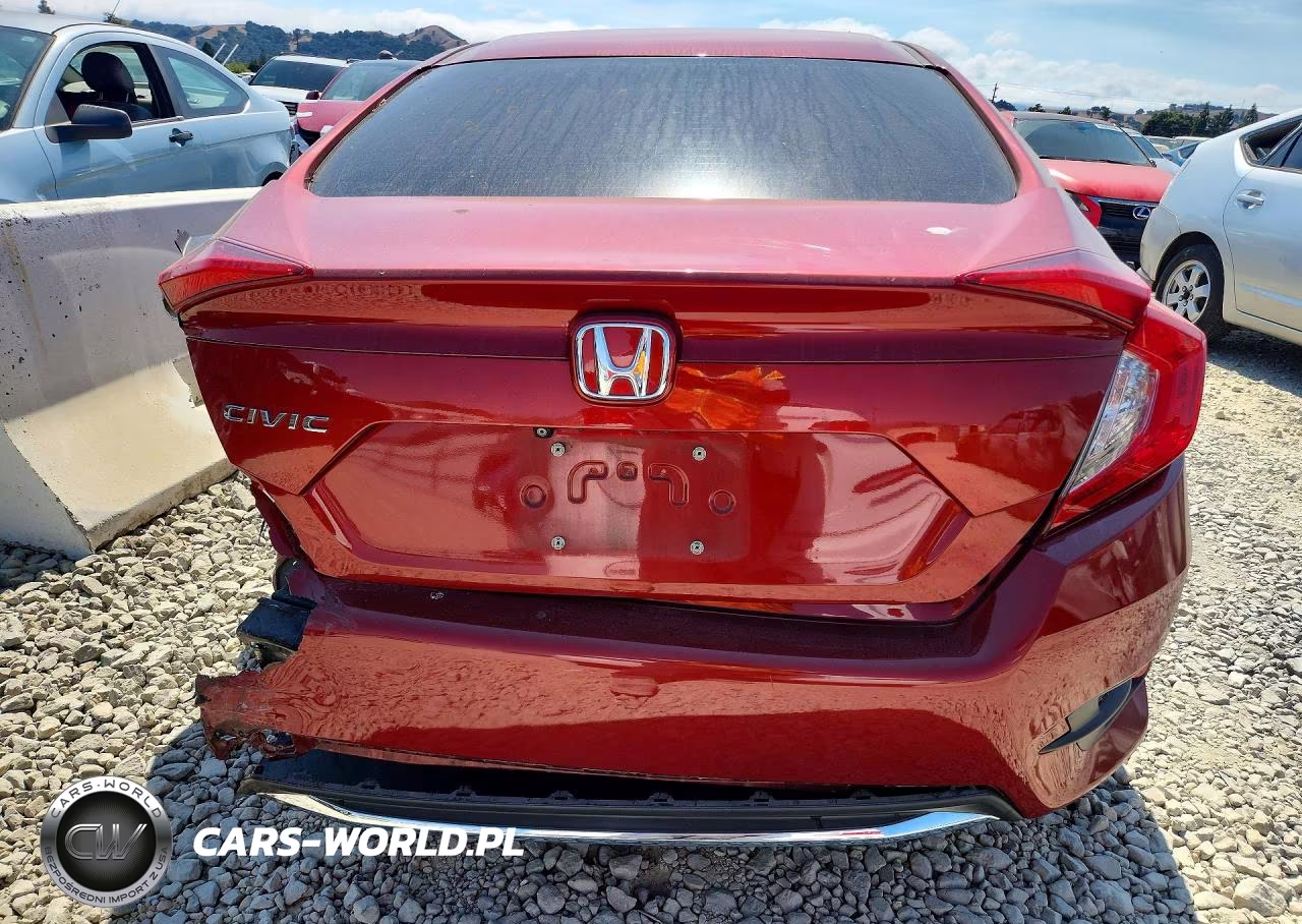 2019 Honda Civic Lx VIN:19XFC2F68KE205391 - 6