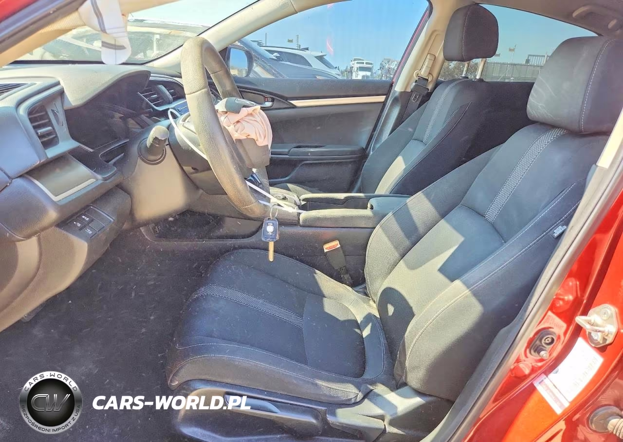 2019 Honda Civic Lx VIN:19XFC2F68KE205391 - 7