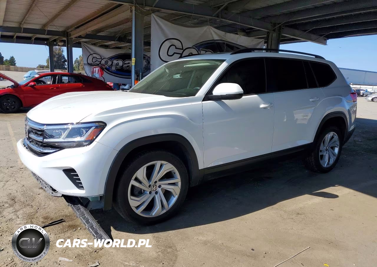 2021 Volkswagen Atlas Se VIN:1V2JR2CA6MC602754 - 1