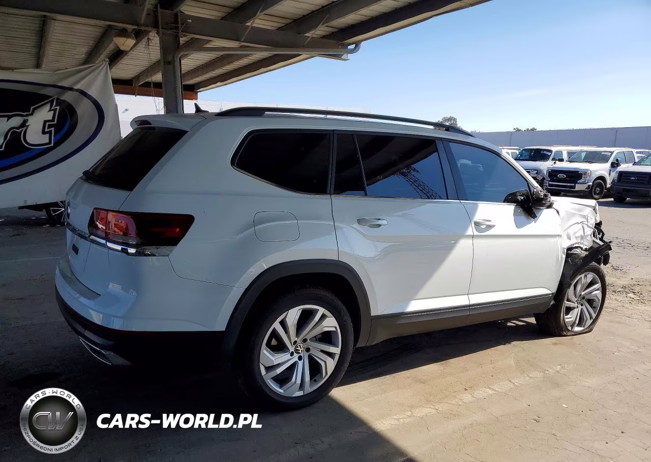 2021 Volkswagen Atlas Se VIN:1V2JR2CA6MC602754 - 3