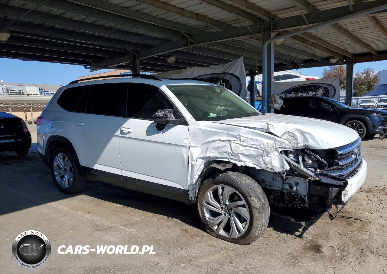 2021 Volkswagen Atlas Se VIN:1V2JR2CA6MC602754 - 4