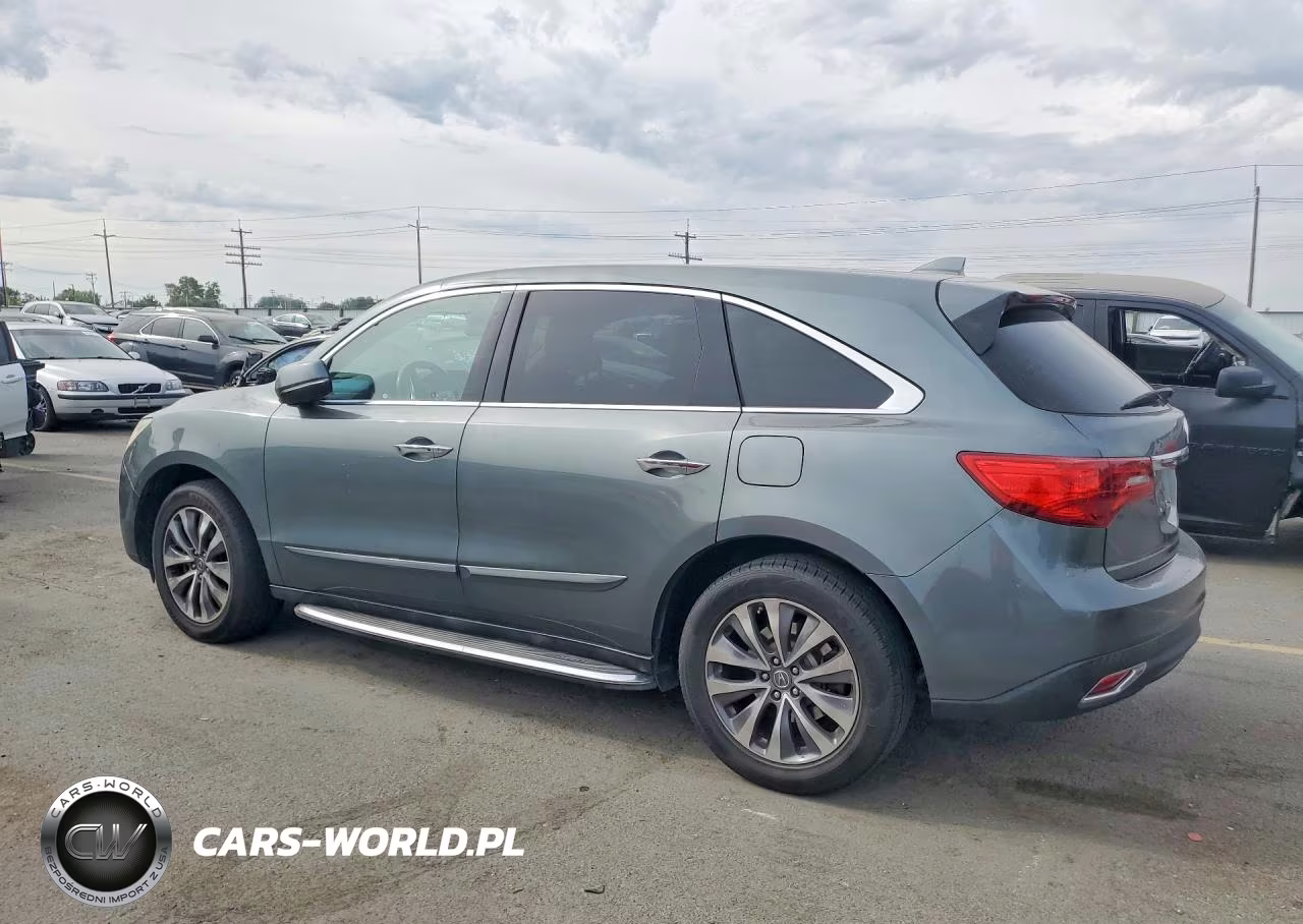 2015 Acura Mdx Technology VIN:5FRYD3H66FB001244 - 2