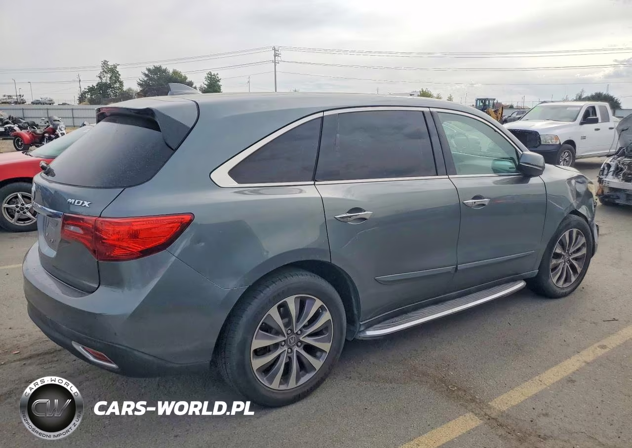 2015 Acura Mdx Technology VIN:5FRYD3H66FB001244 - 3