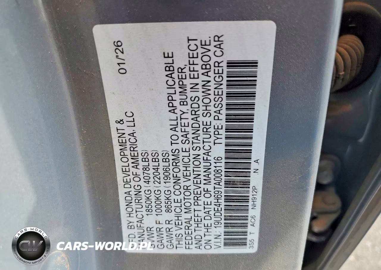 2026 Acura Integra A-Spec Tech VIN:19UDE4H69TA008116 - 12