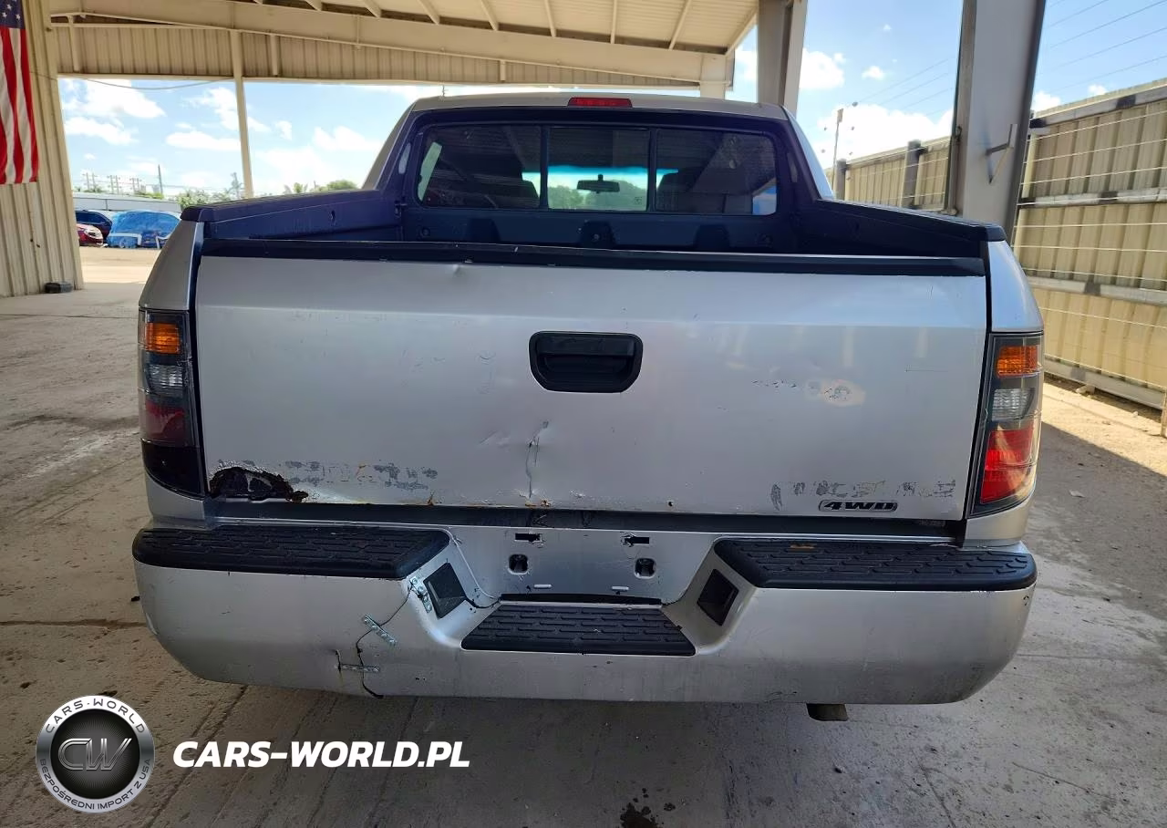 2007 Honda Ridgeline Rts VIN:2HJYK16487H002514 - 6