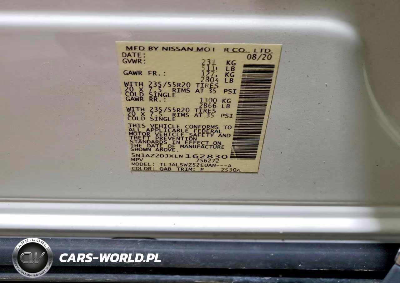 2020 Nissan Murano Platinum VIN:5N1AZ2DJXLN162830 - 13
