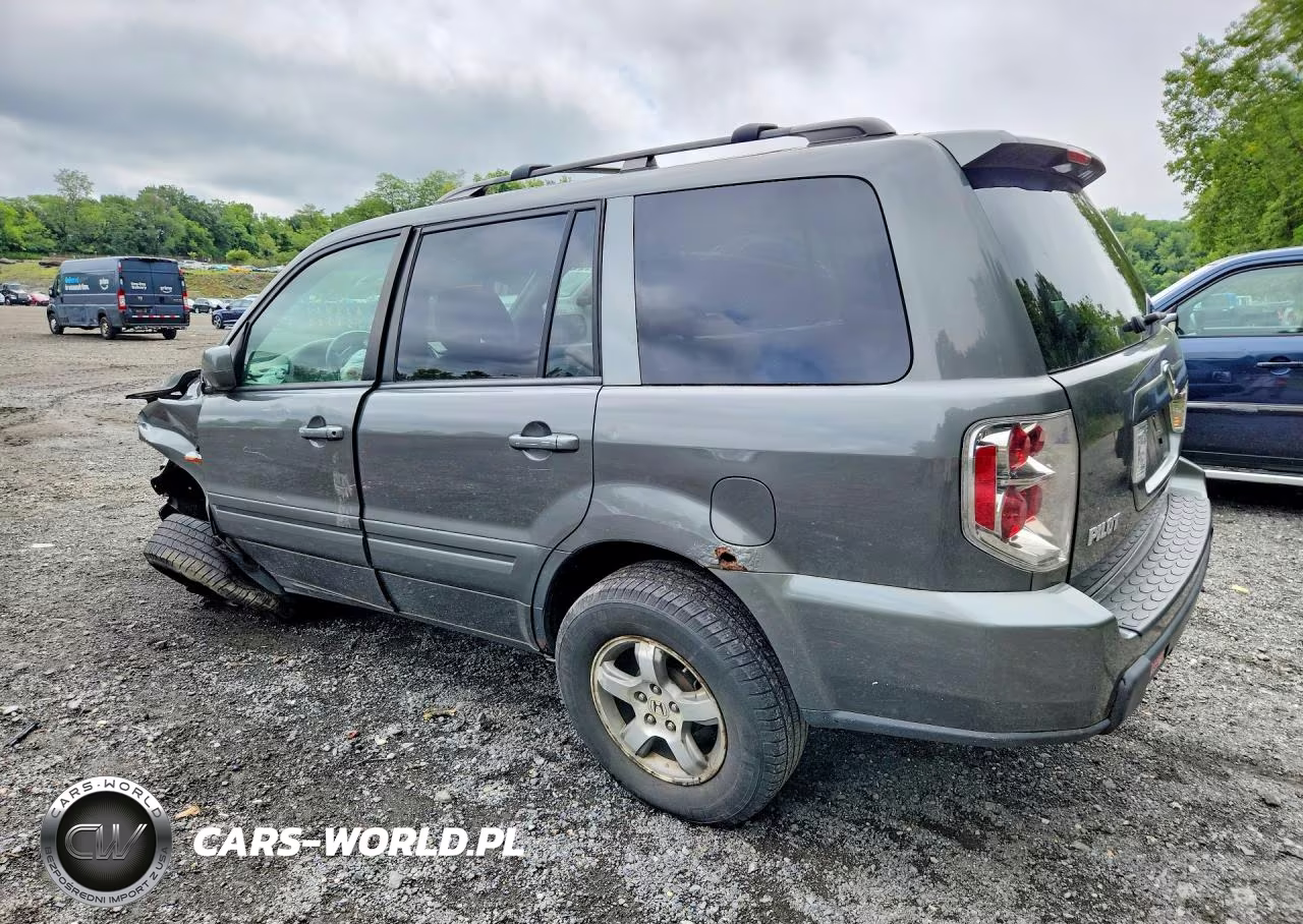 2007 Honda Pilot Exl VIN:2HKYF18557H513054 - 2