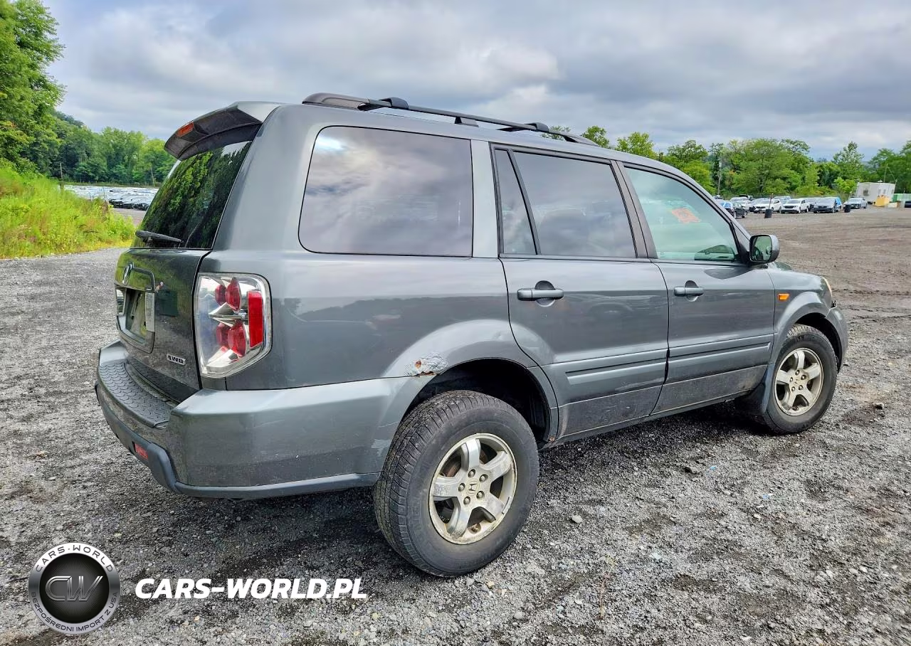 2007 Honda Pilot Exl VIN:2HKYF18557H513054 - 3
