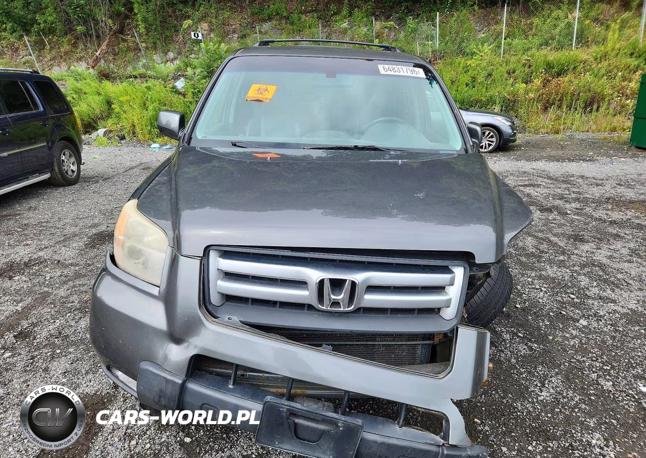 2007 Honda Pilot Exl VIN:2HKYF18557H513054 - 5