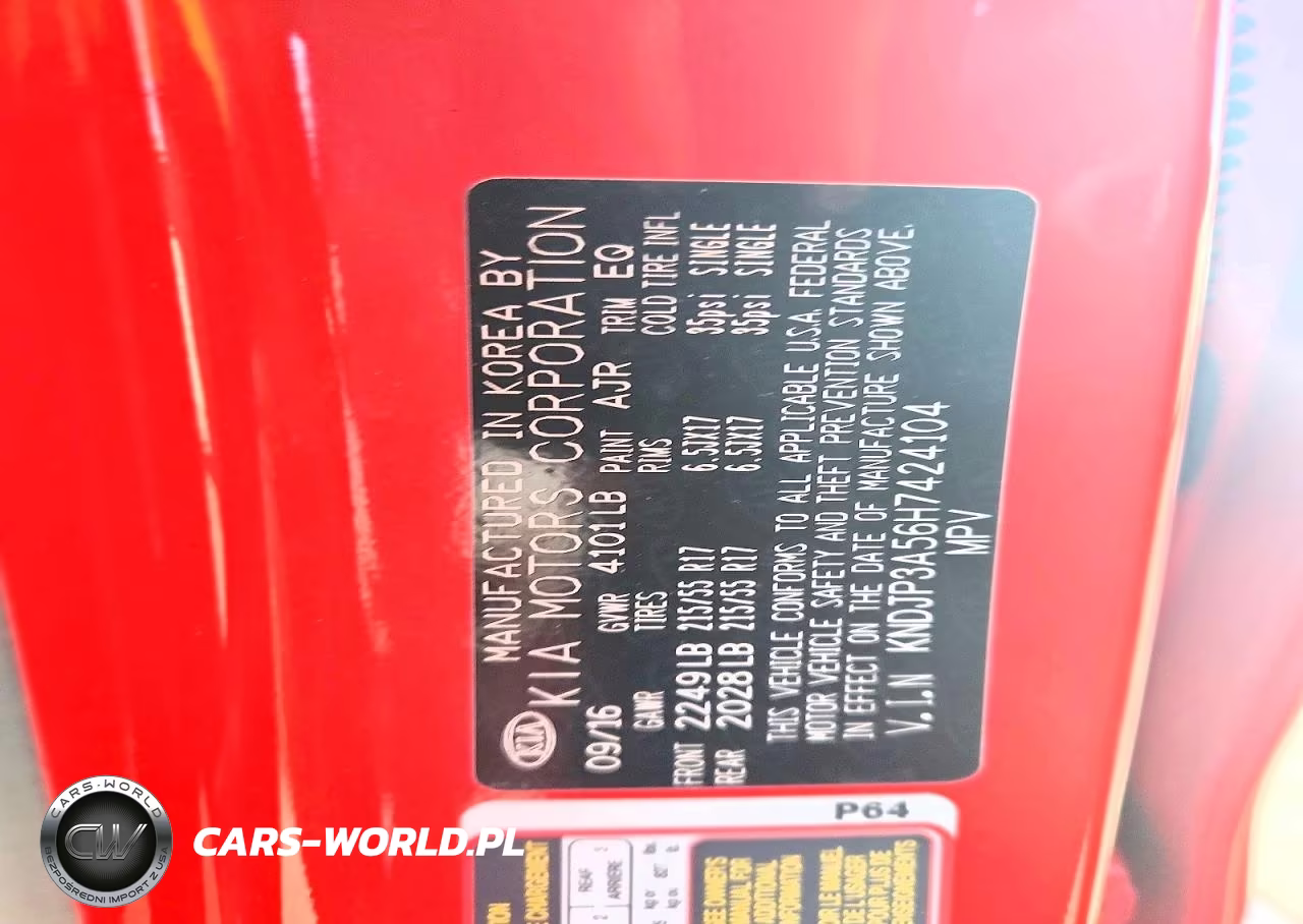 2017 Kia Soul + VIN:KNDJP3A56H7424104 - 12