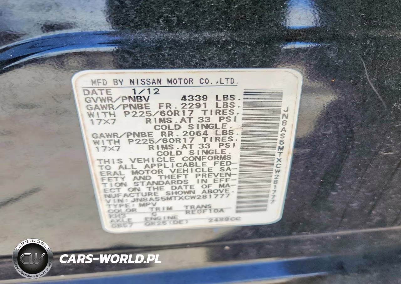 2012 Nissan Rogue S VIN:JN8AS5MTXCW281777 - 13