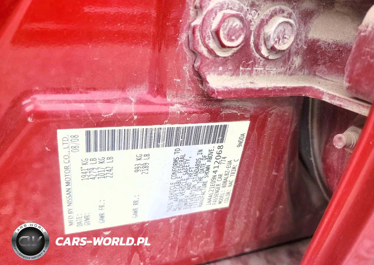 2009 Nissan Altima 2.5 VIN:1N4AL21E09N412068 - 13