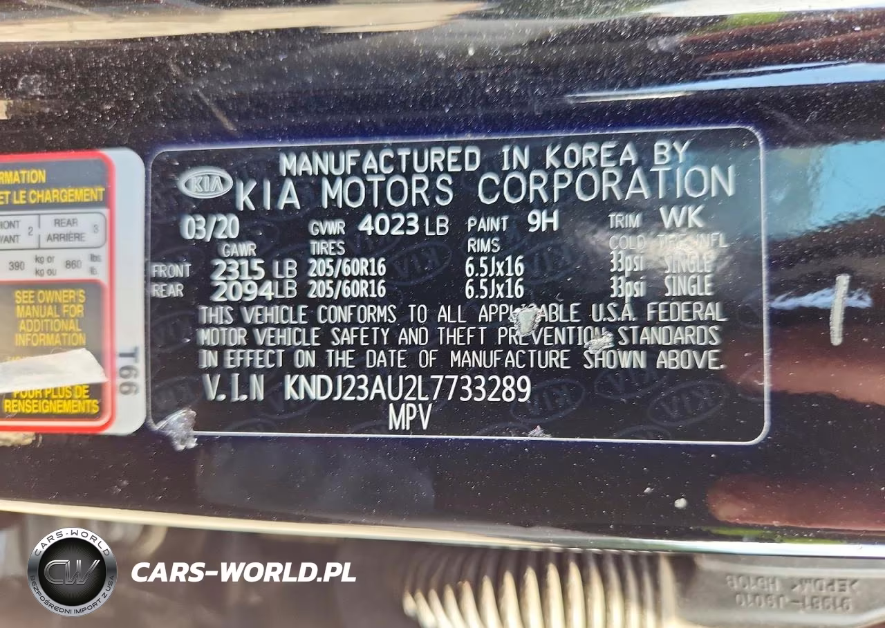 2020 Kia Soul S VIN:KNDJ23AU2L7733289 - 12