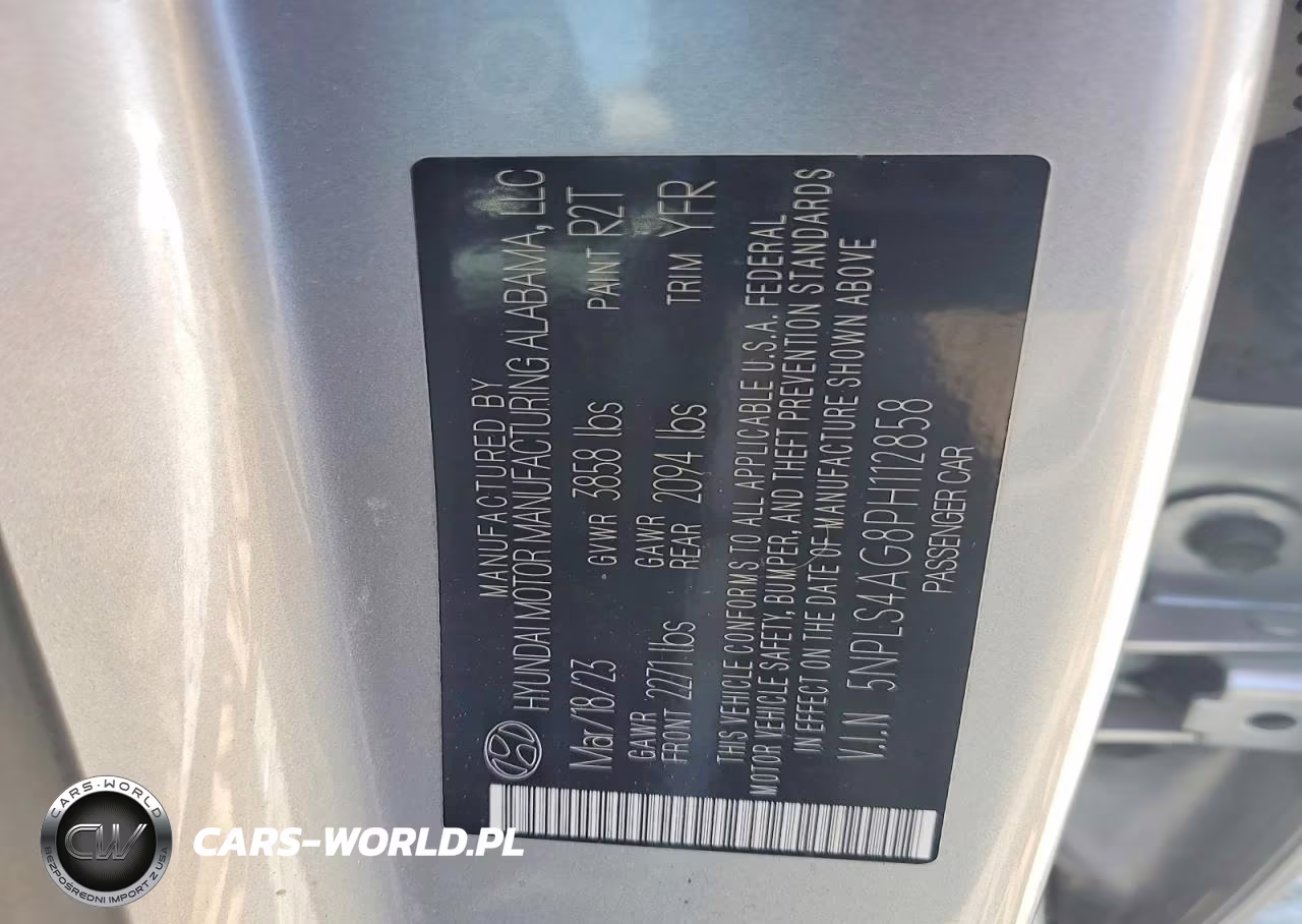 2023 Hyundai Elantra Sel VIN:5NPLS4AG8PH112858 - 12