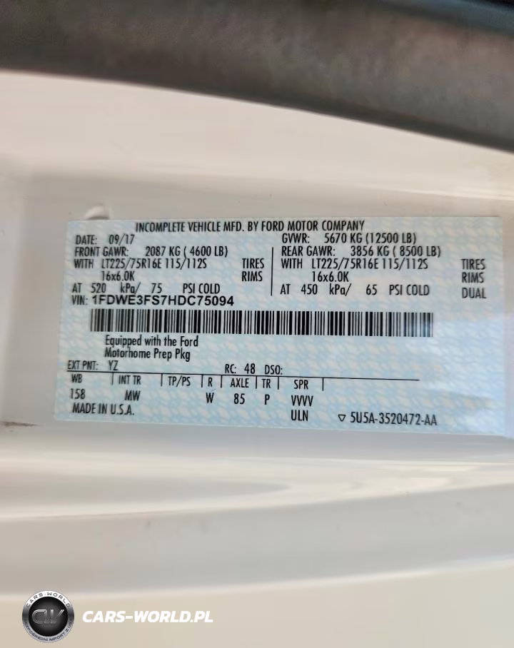 2017 Freedom Elite Rv VIN:1FDWE3FS7HDC75094 - 10