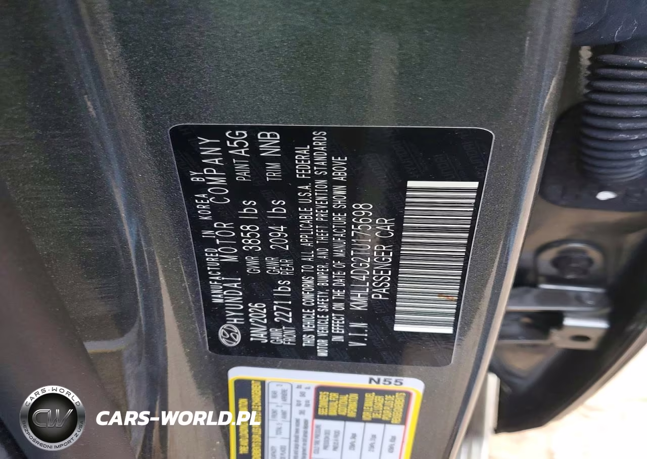 2026 Hyundai Elantra Se VIN:KMHLL4DG2TU175698 - 12