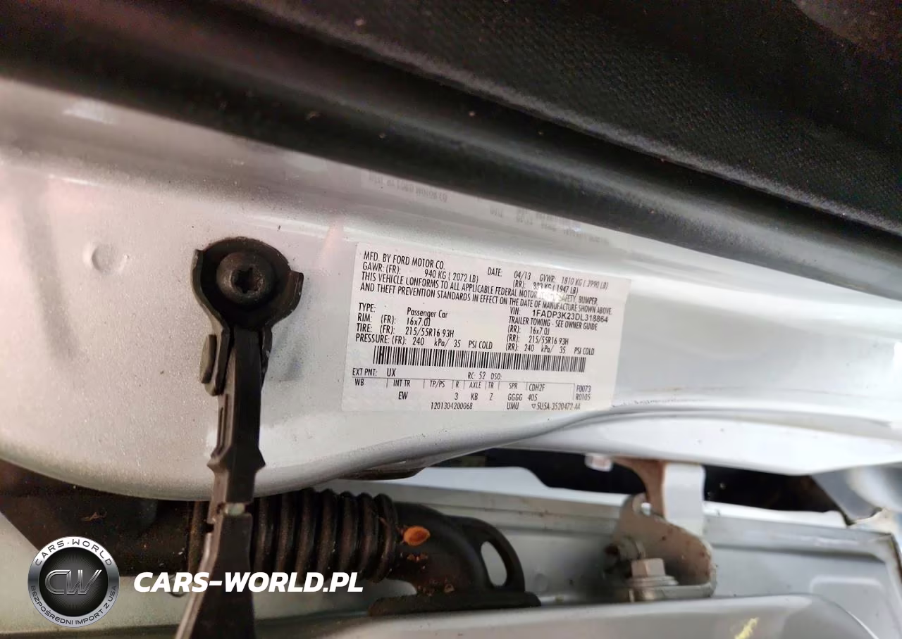 2013 Ford Focus Se VIN:1FADP3K23DL318864 - 12
